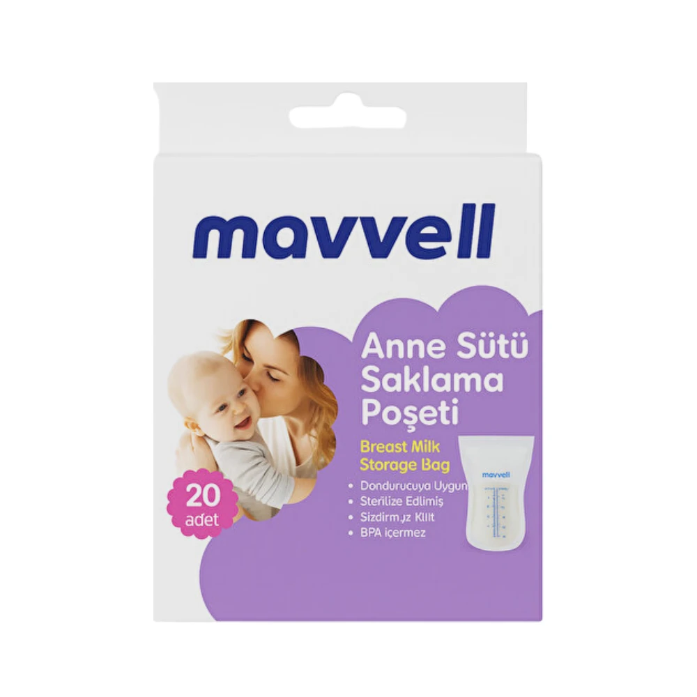 Mavvell Anne Sütü Saklama Poşeti 20 Adet