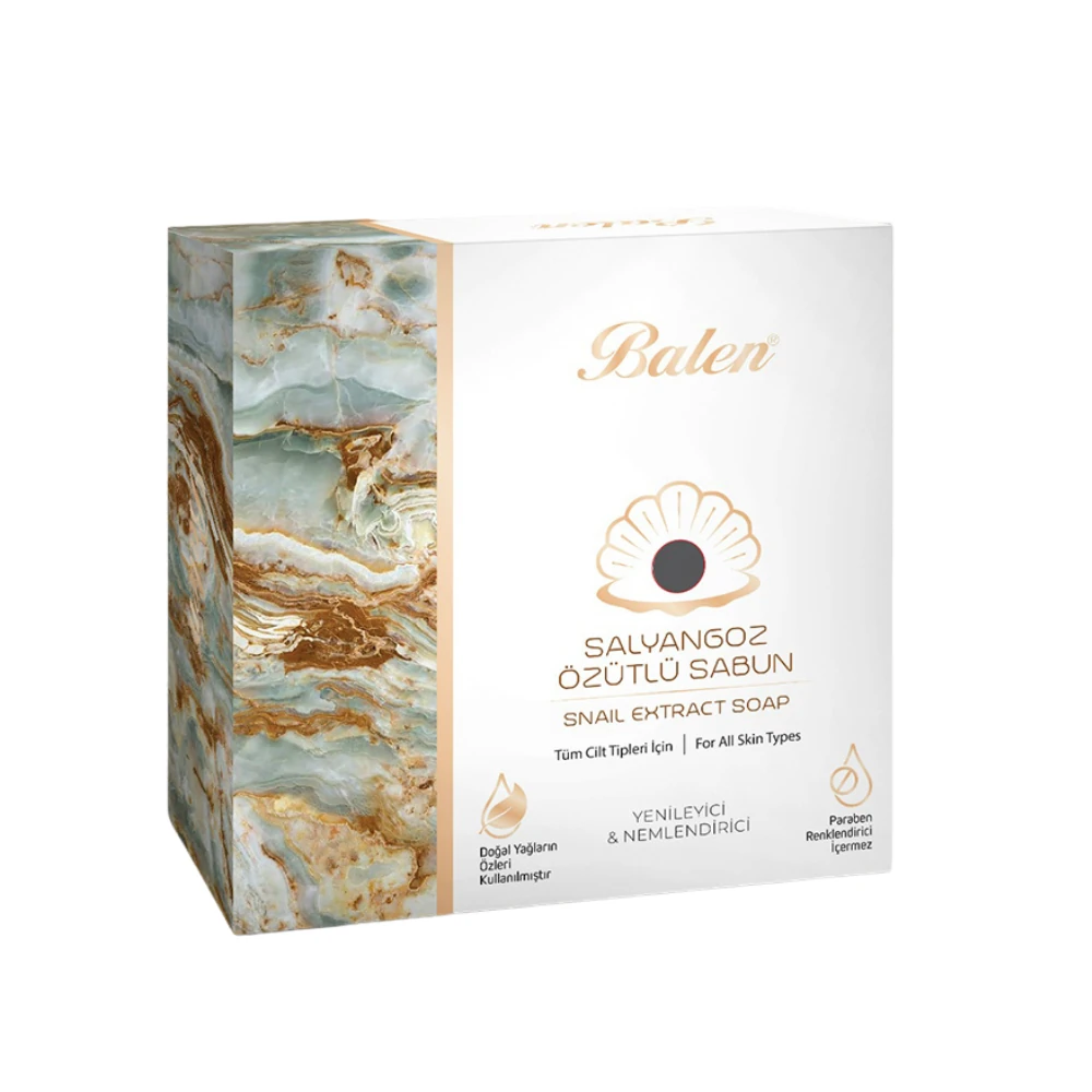 Balen's Beeauty Salyangoz Özütlü Sabunu Yenileyici ve Nemlendirici 125 gr