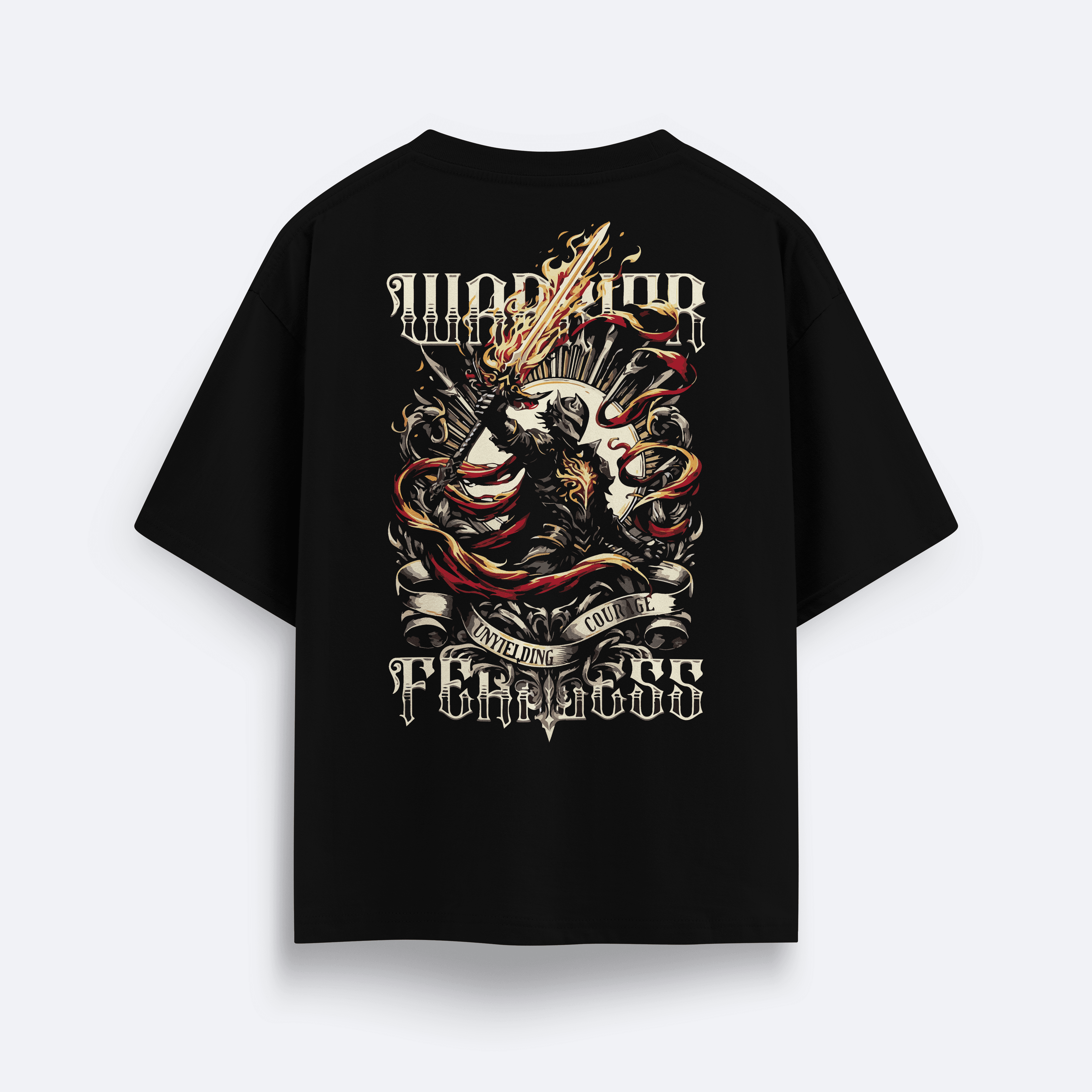 Armors Oversize Warrior Fearness Unisex T-shirt