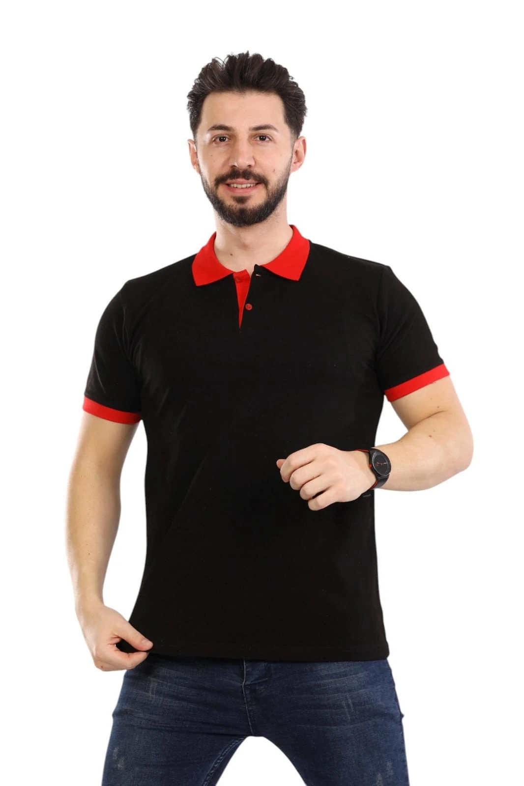 Kelebek Yaka Tişört