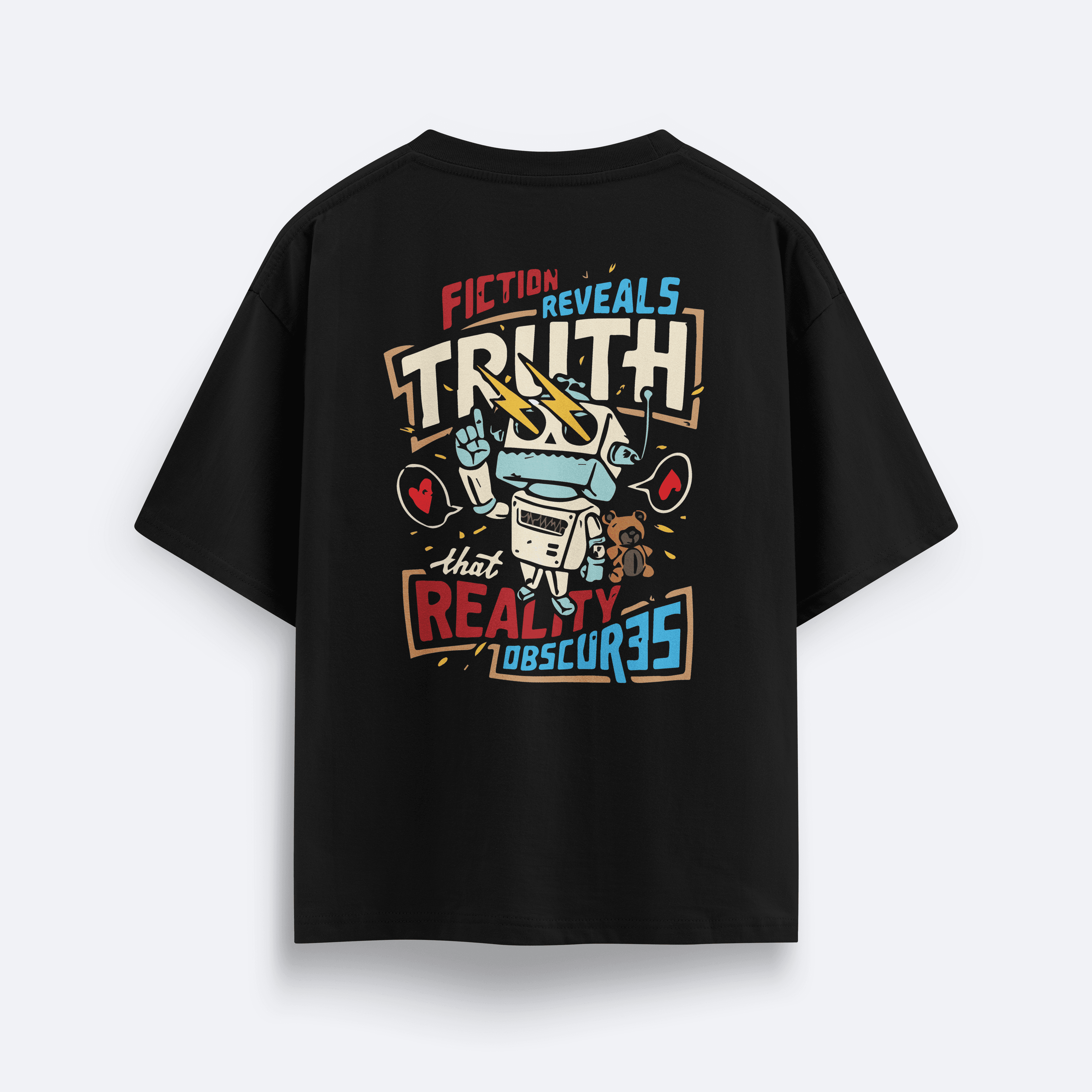 Armors Oversize Fiction Reveals Unisex T-shirt