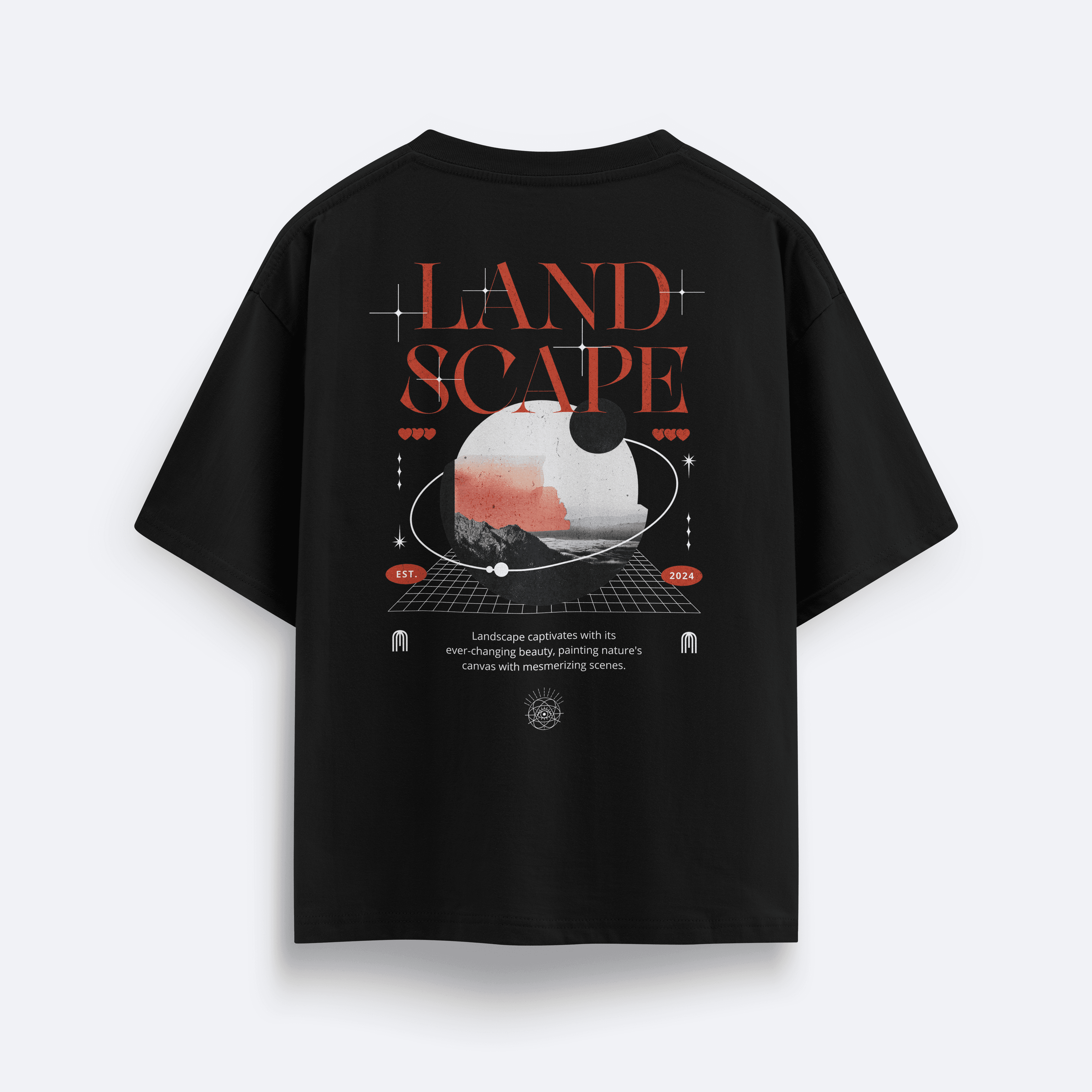 Armors Oversize LandScape Unisex T-shirt