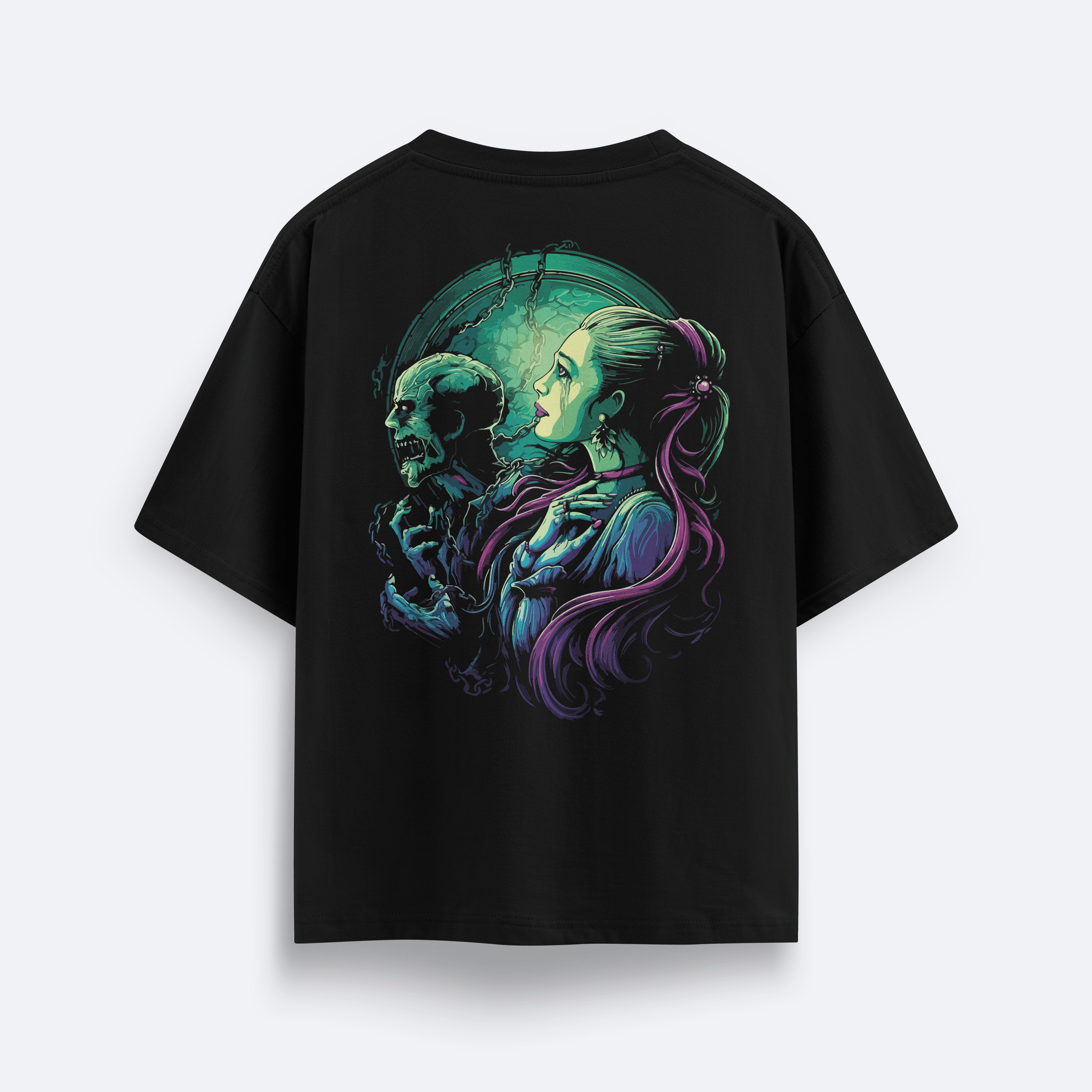 Armors Oversize Quenn and Skull Unisex T-shirt