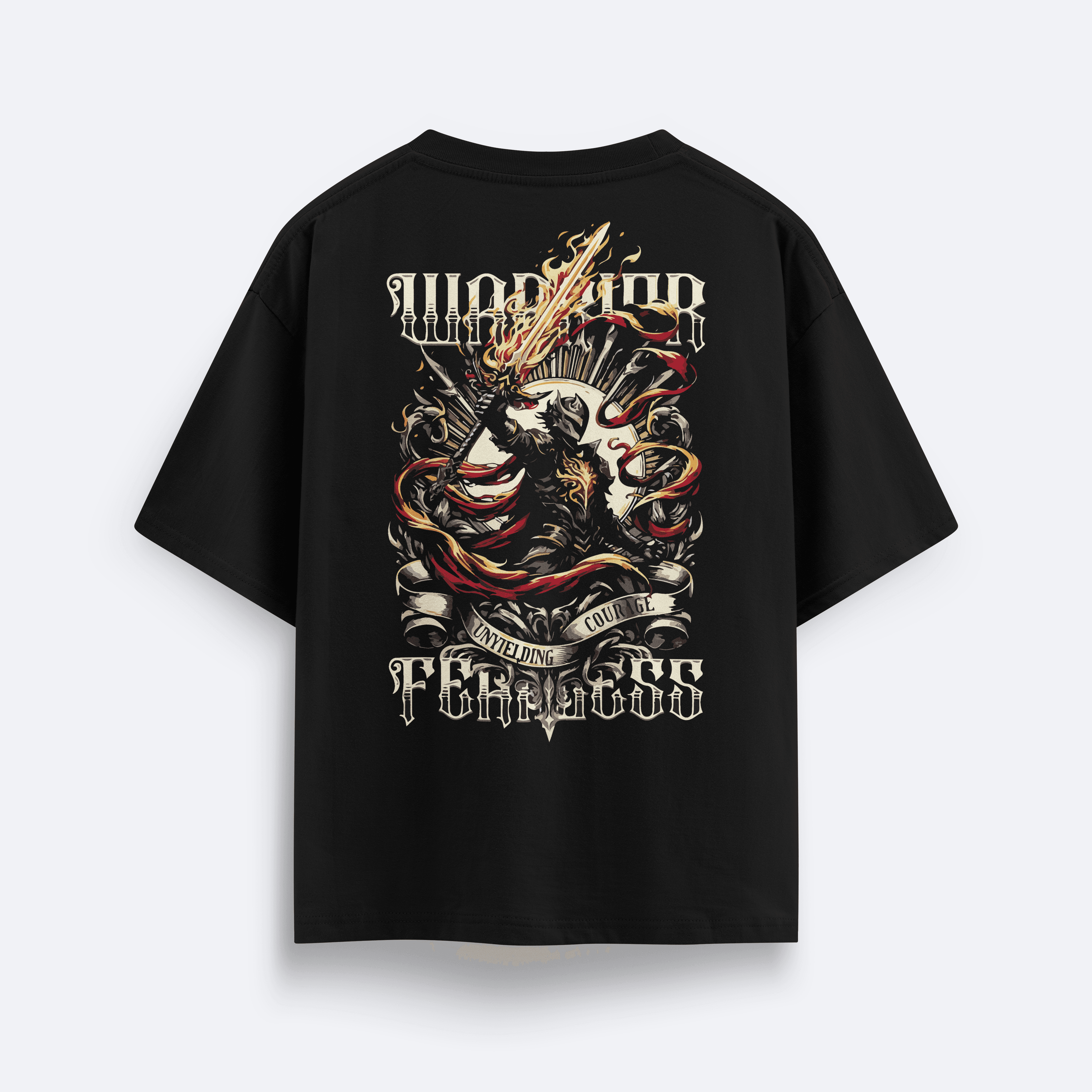 Armors Oversize Warrior Fearness Unisex T-shirt