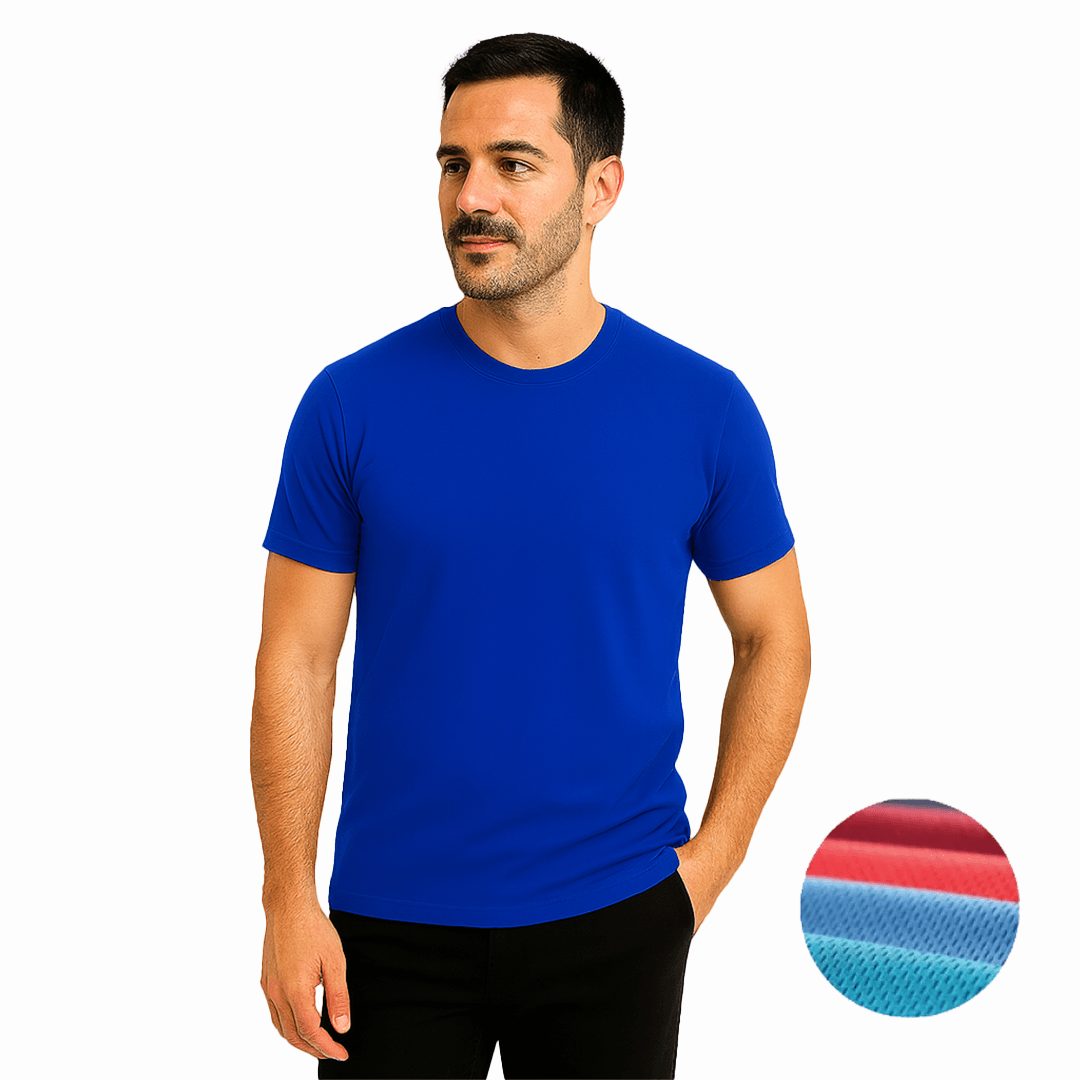 Dry Touch Tişört - Saks Mavi