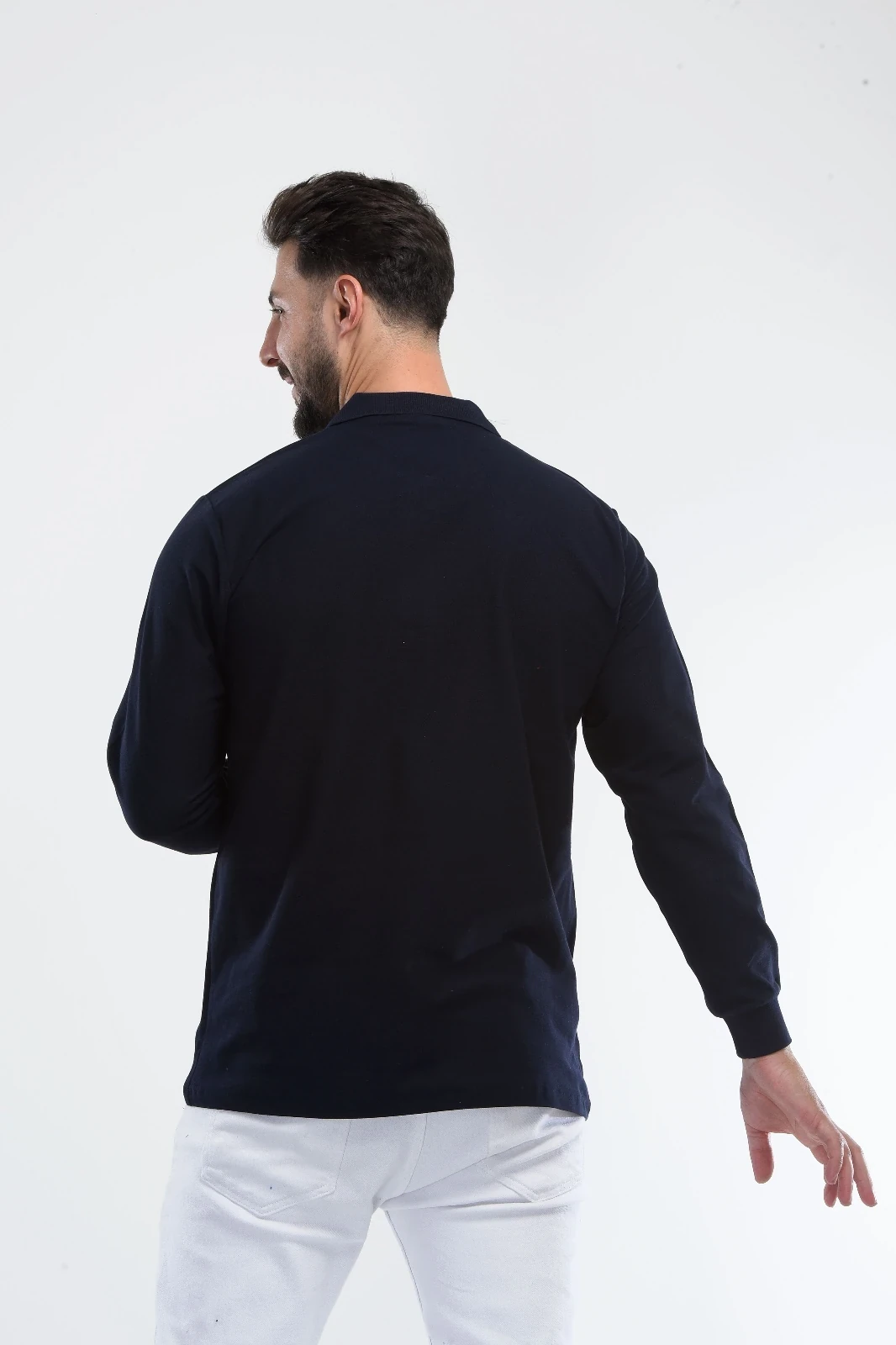 2 İplik Polo Yaka Sweat
