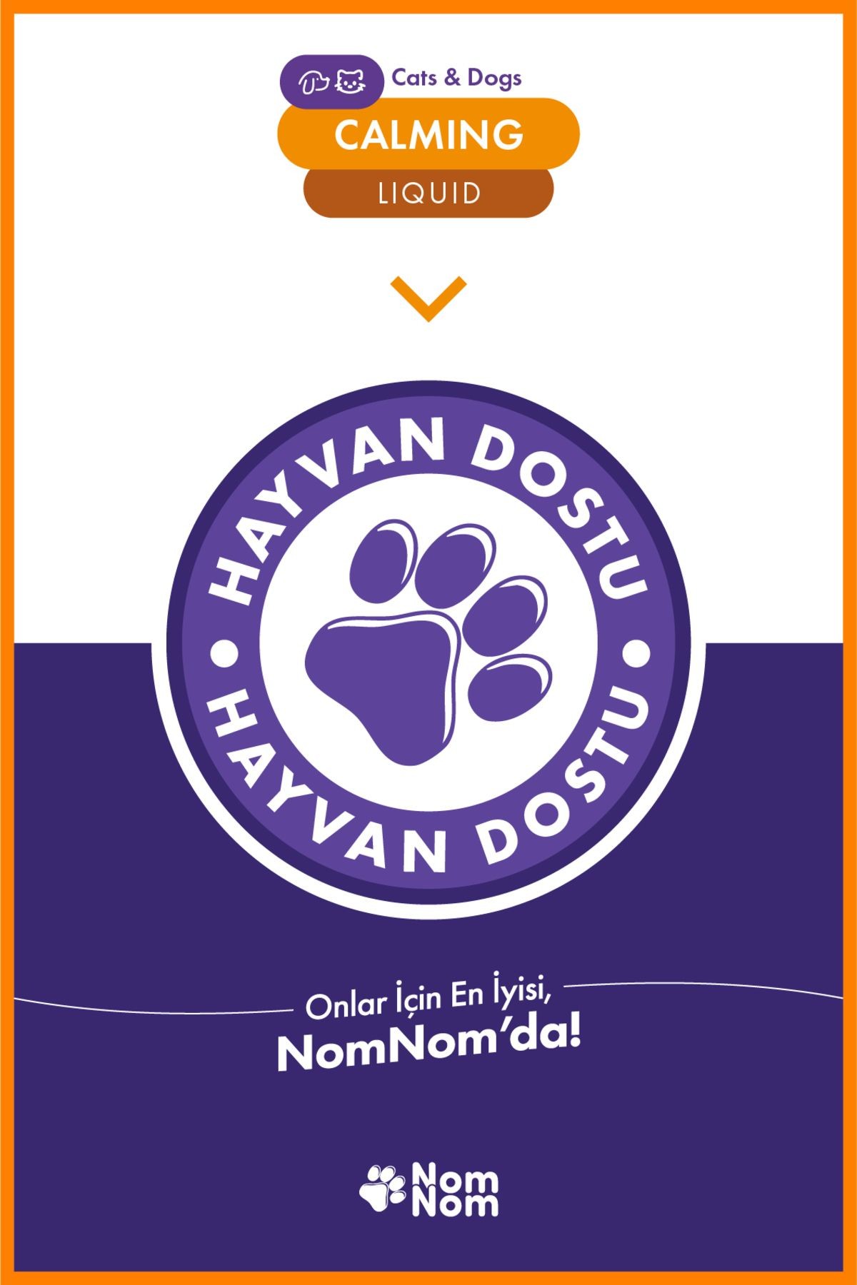 Kedi ve Köpek Calming Liquid 50 ml – Anti-Stress Damla, Sakinleştirici ve Rahatlatıcı