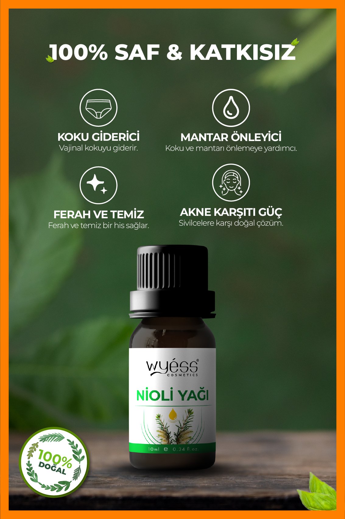 Nioli Yağı - Genital Bölge Hijyen Desteği