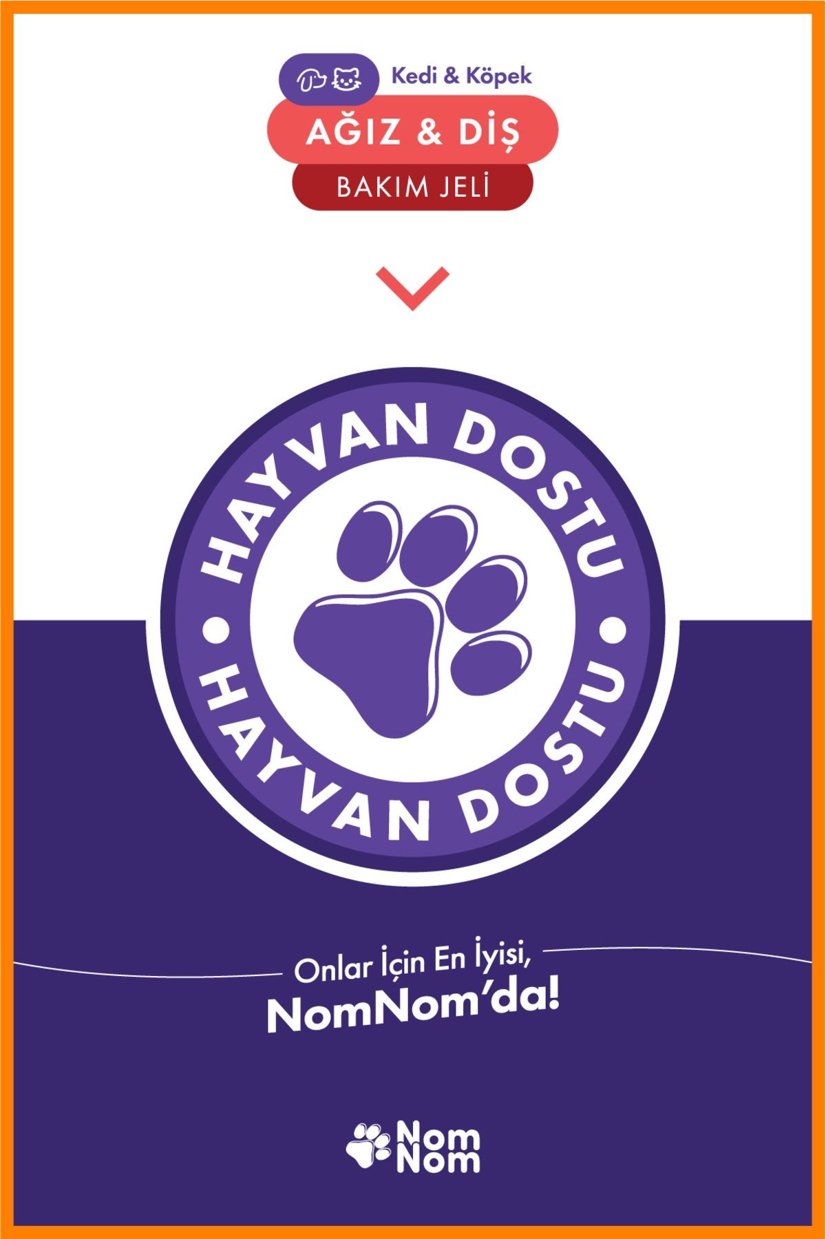 Kedi ve Köpek Ağız & Diş Bakım Jeli 60 ml – Plak, Tartarı Önlemeye Yardımcı Ağız Hijyeni