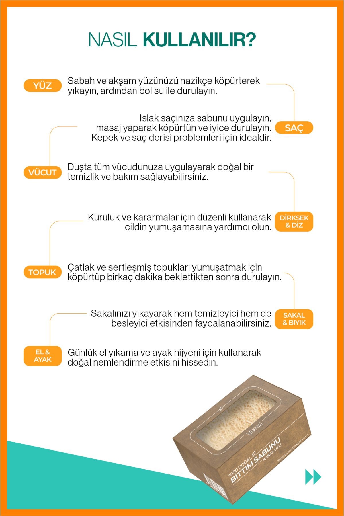 Wyess Doğal Kabak Lifli Bıttım Sabunu