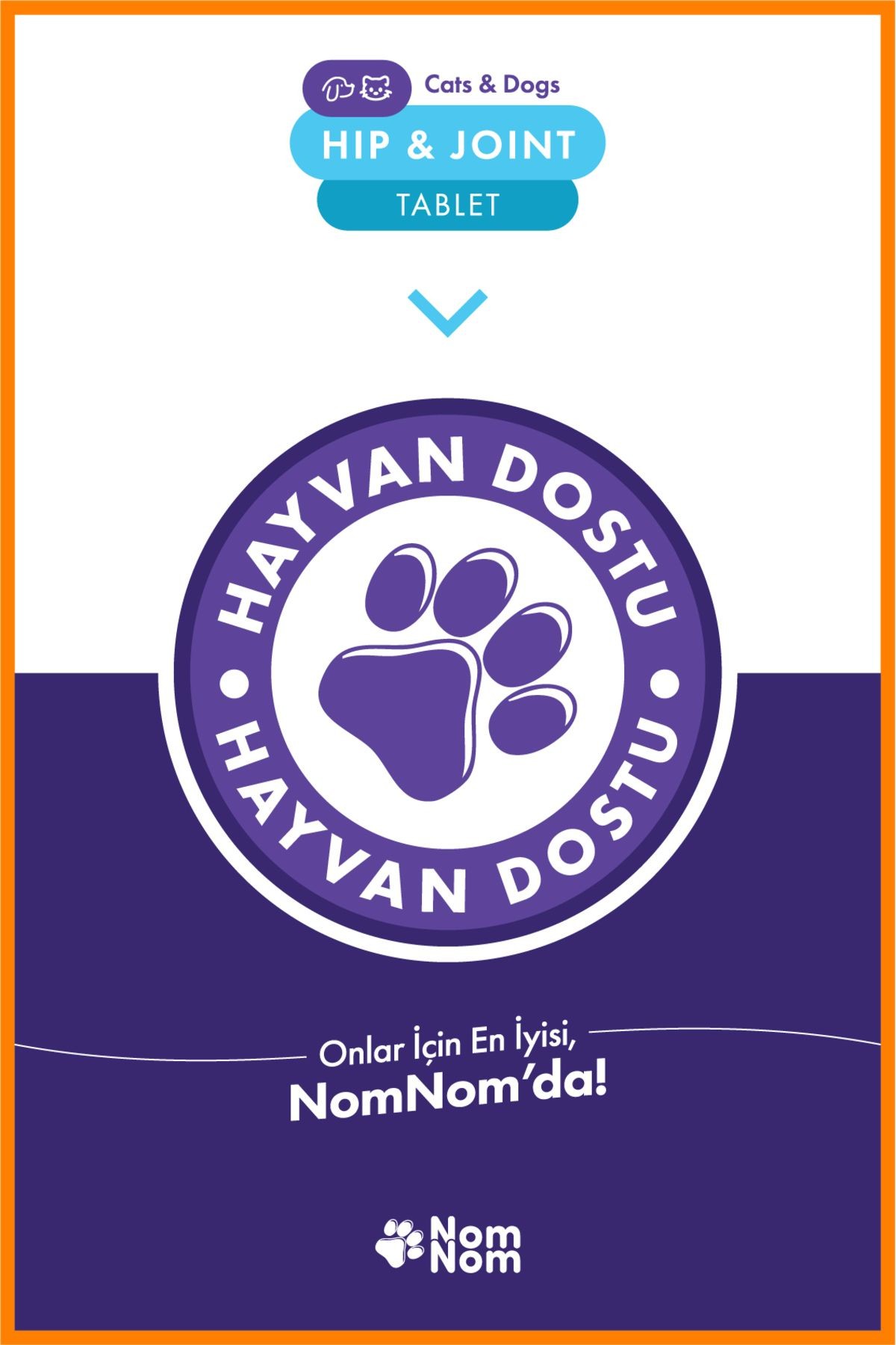 Kedi ve Köpek Hip & Joint Glukozamin Tablet 75'li – Eklem Sağlığını Destekler