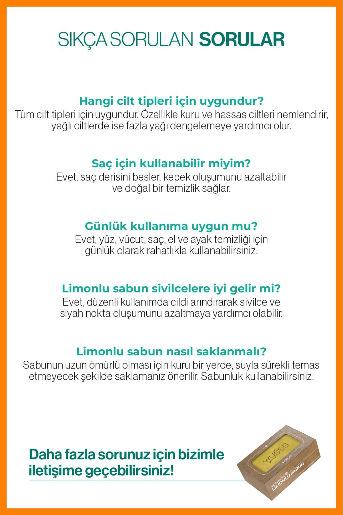 Wyess Doğal Limonlu Sabun
