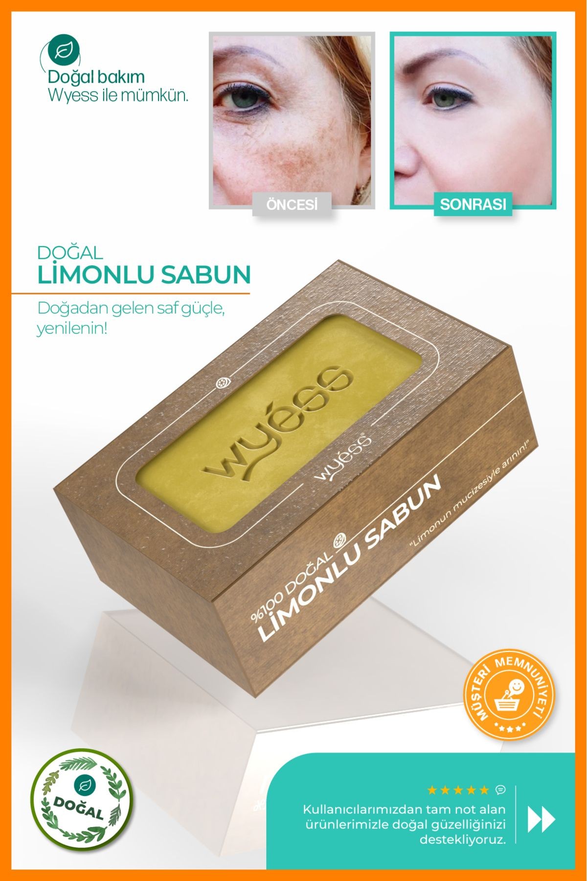 Wyess Doğal Limonlu Sabun
