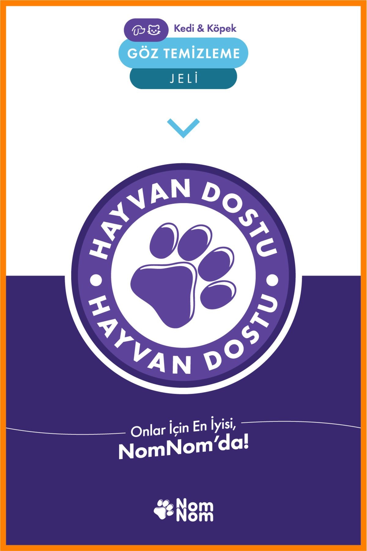 Kedi ve Köpek Göz Temizleme Jeli 60 ml – Çapaklanma ve Önlemeye Yardımcı Göz Bakımı