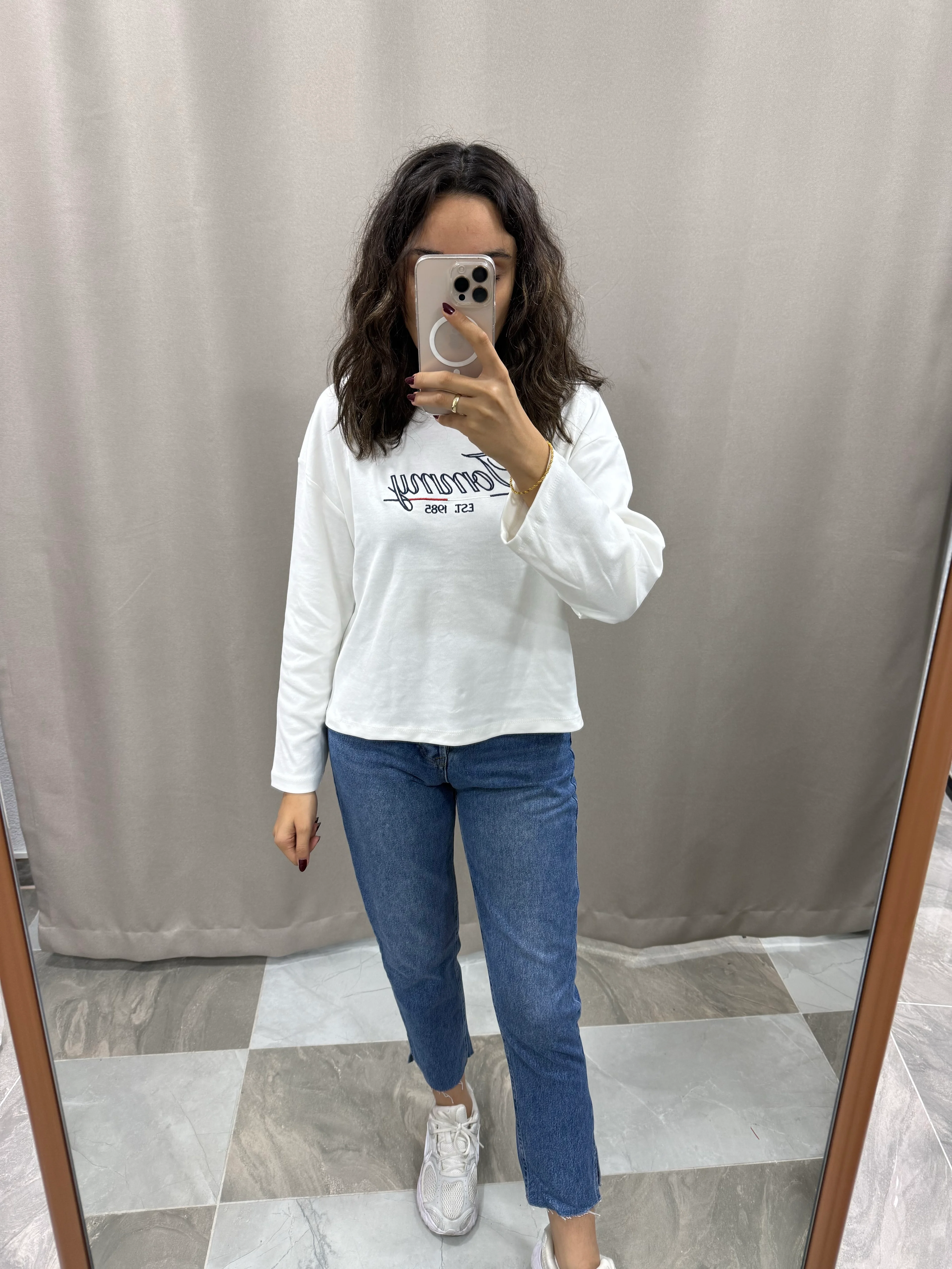 TOMMY SWEAT  - BEYAZ