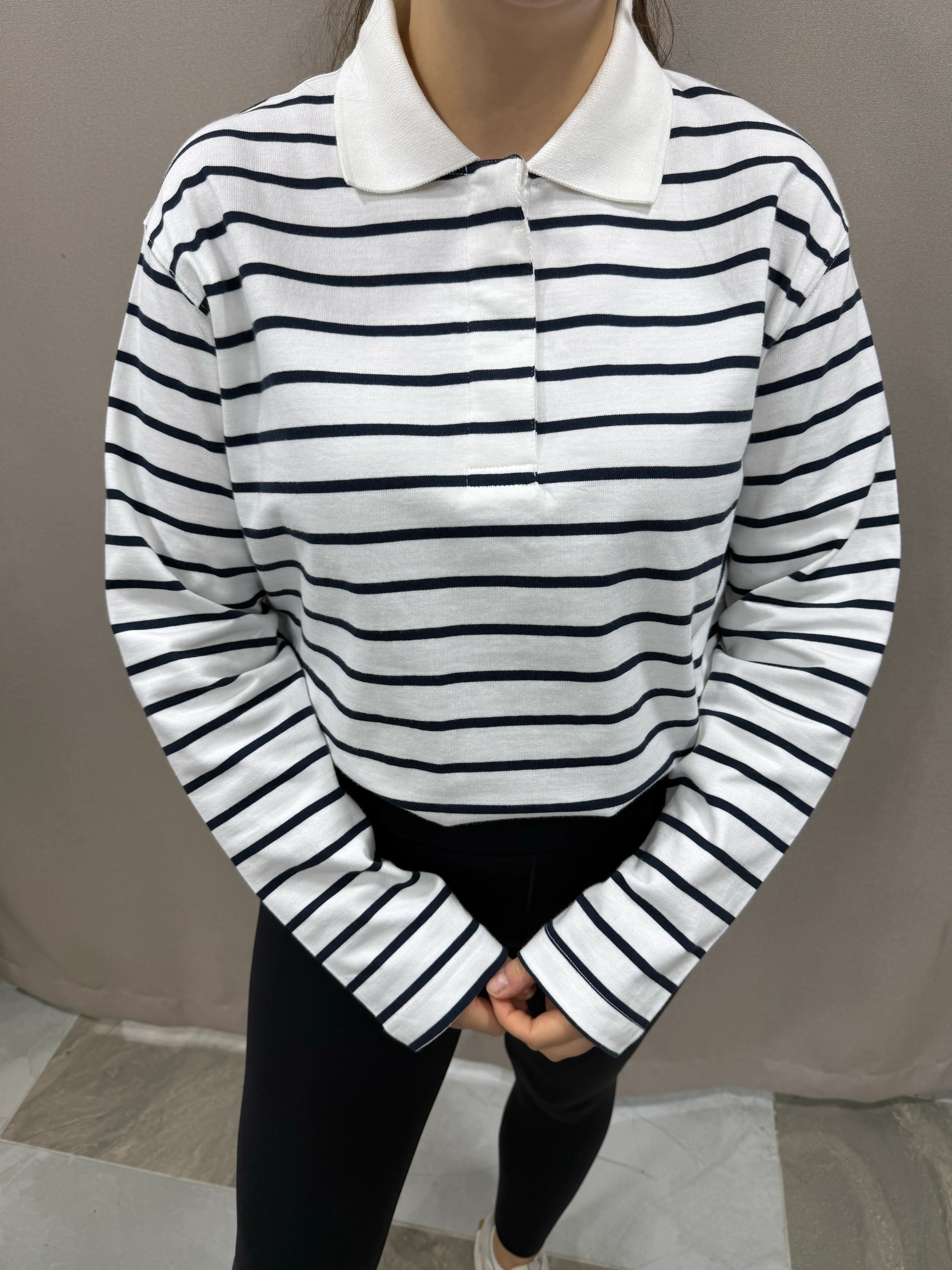 ÇİZGİLİ MARKA MODEL OVERSIZE SWEAT