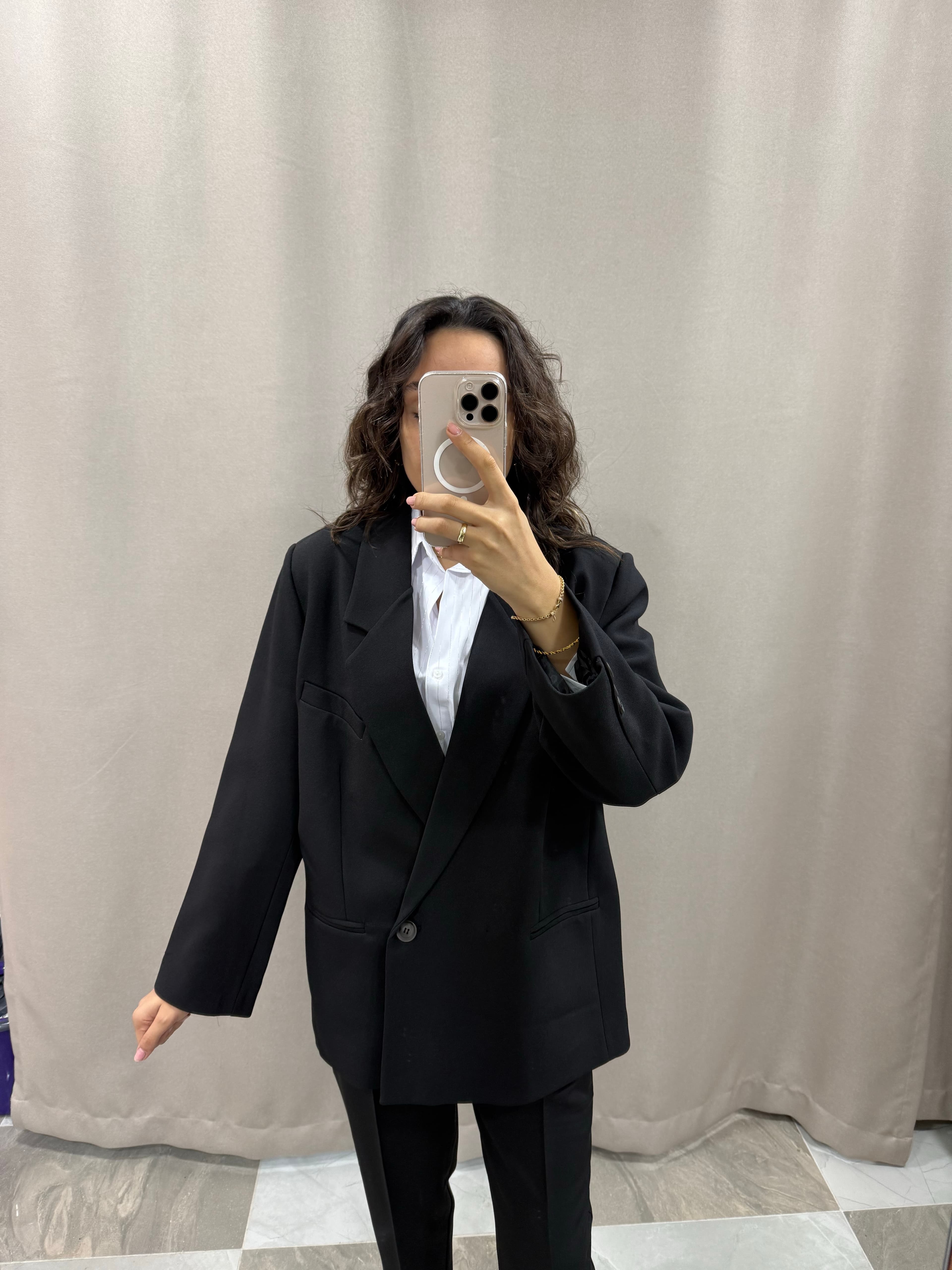 SİYAH STD BLAZER CEKET