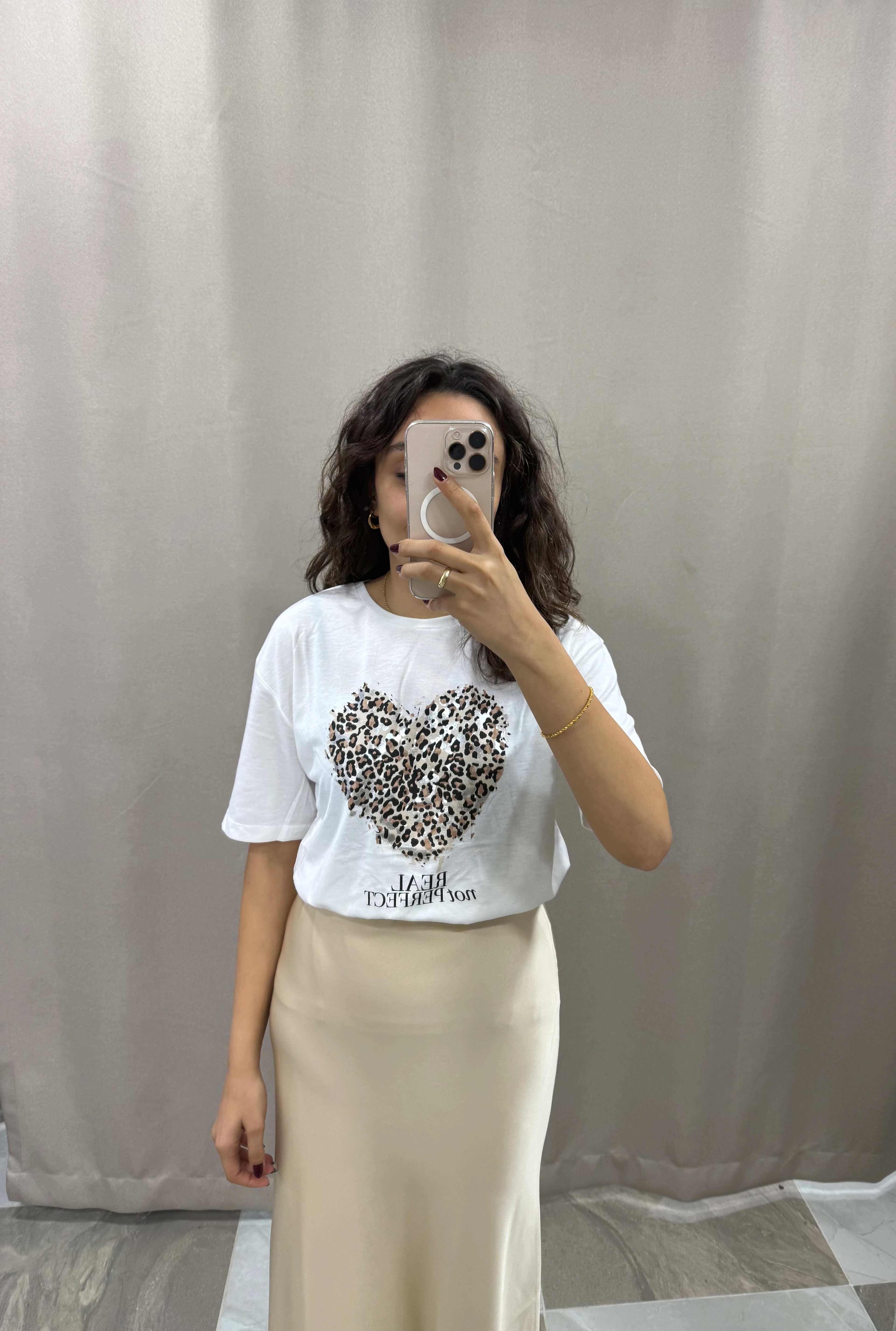 MAXI SATEN ETEK - KREM