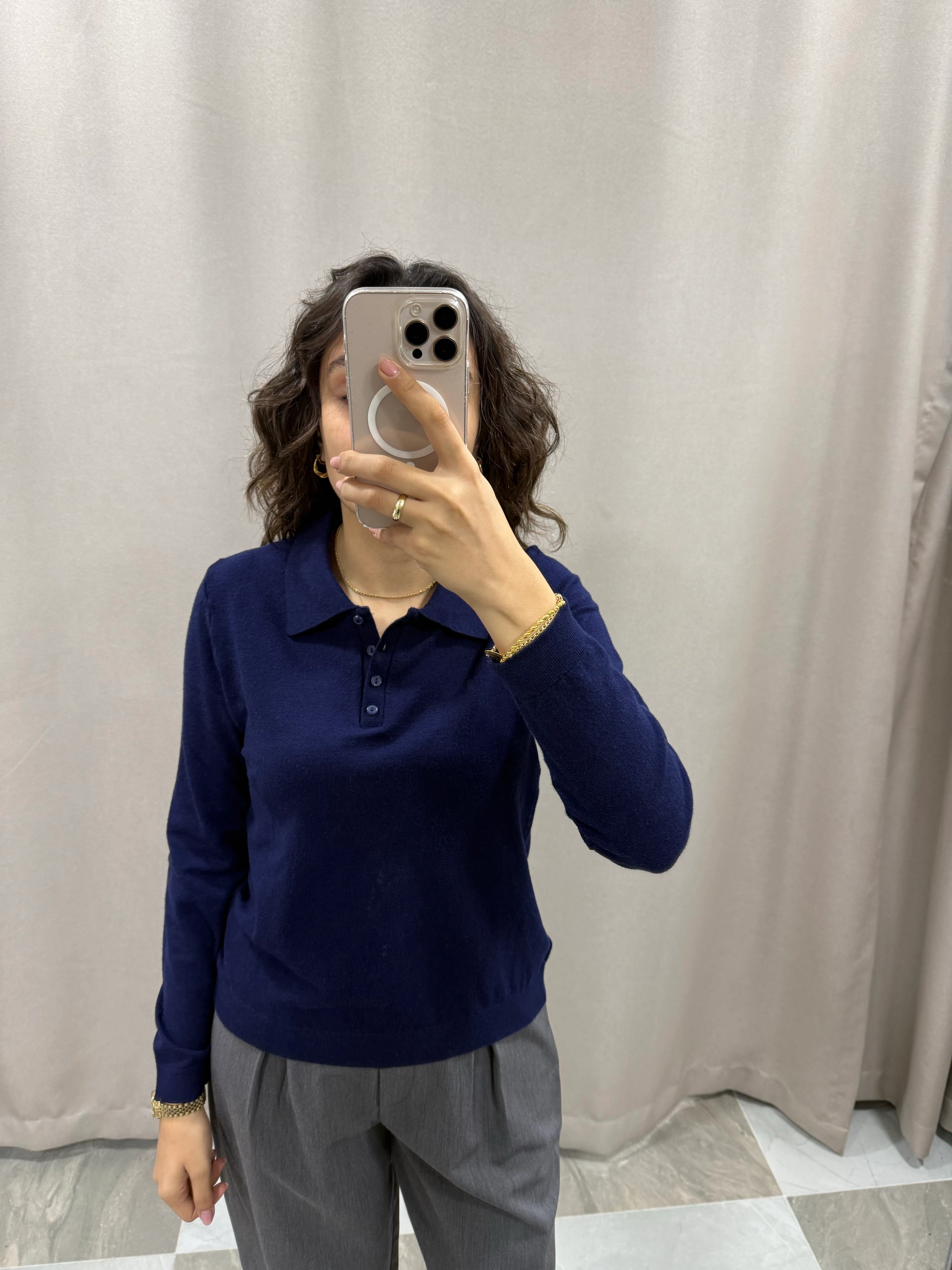 LACİVERT TRİKO KAZAK