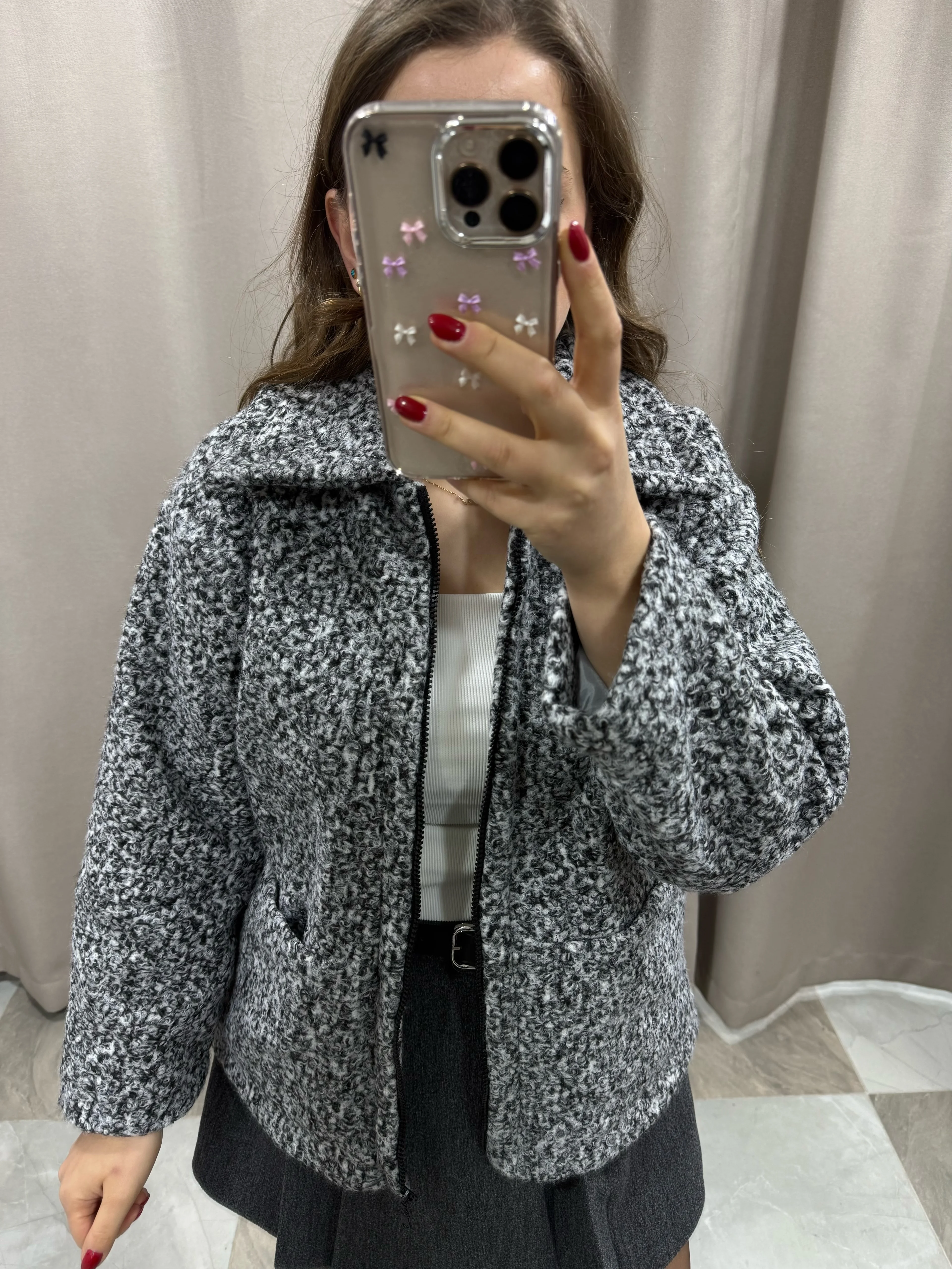 BUKLET CEKET  - GRİ