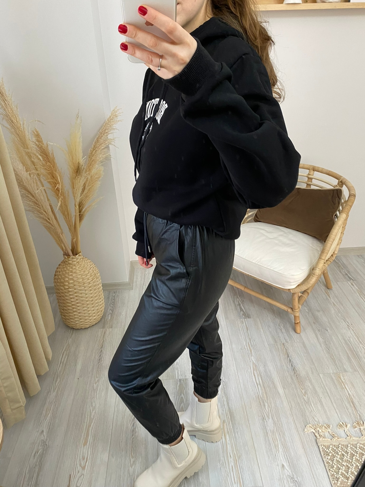 Siyah Boston Sweatshirt