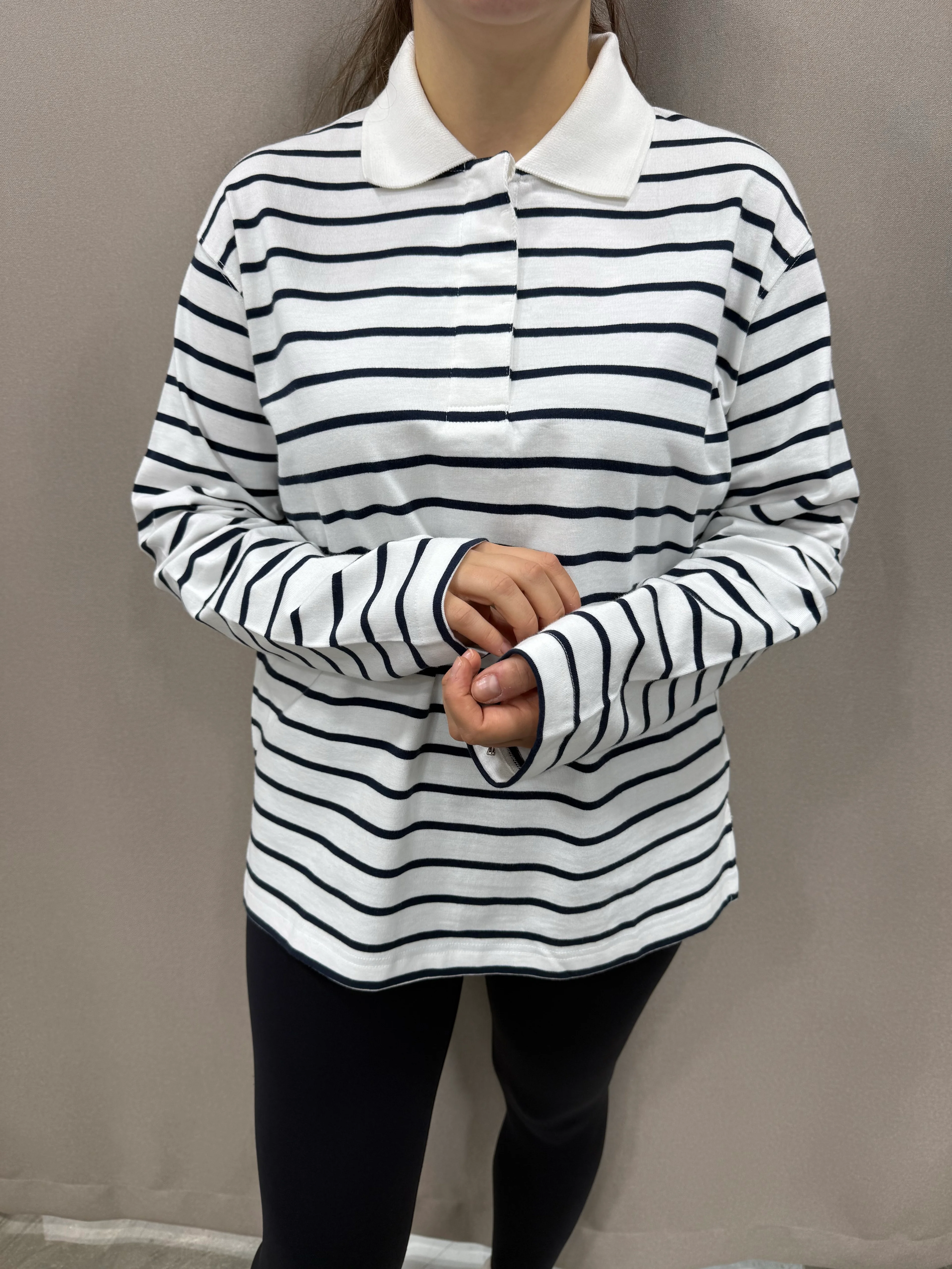 ÇİZGİLİ MARKA MODEL OVERSIZE SWEAT