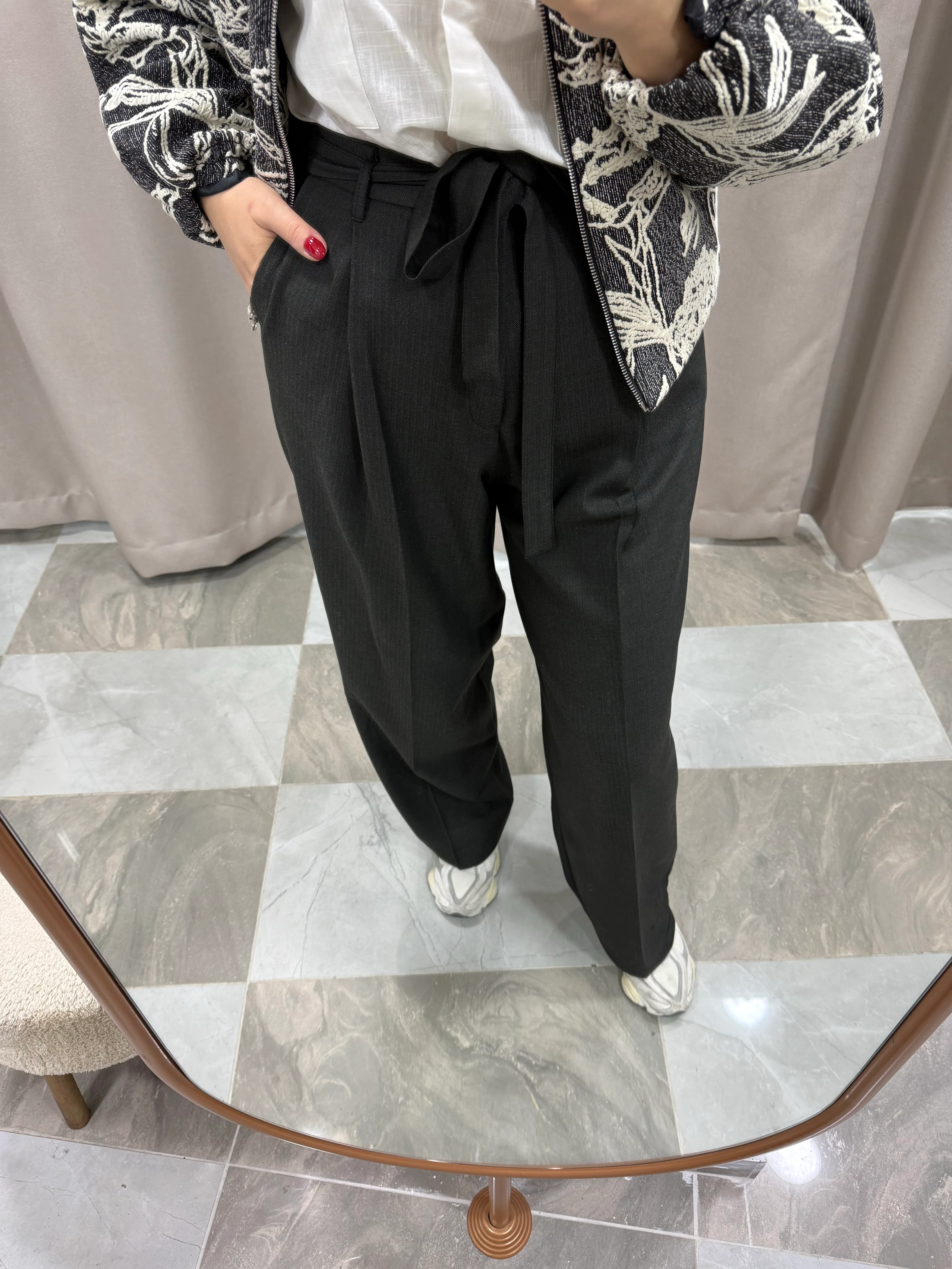 KAZAYAĞI DESEN PALAZZO PANTOLON