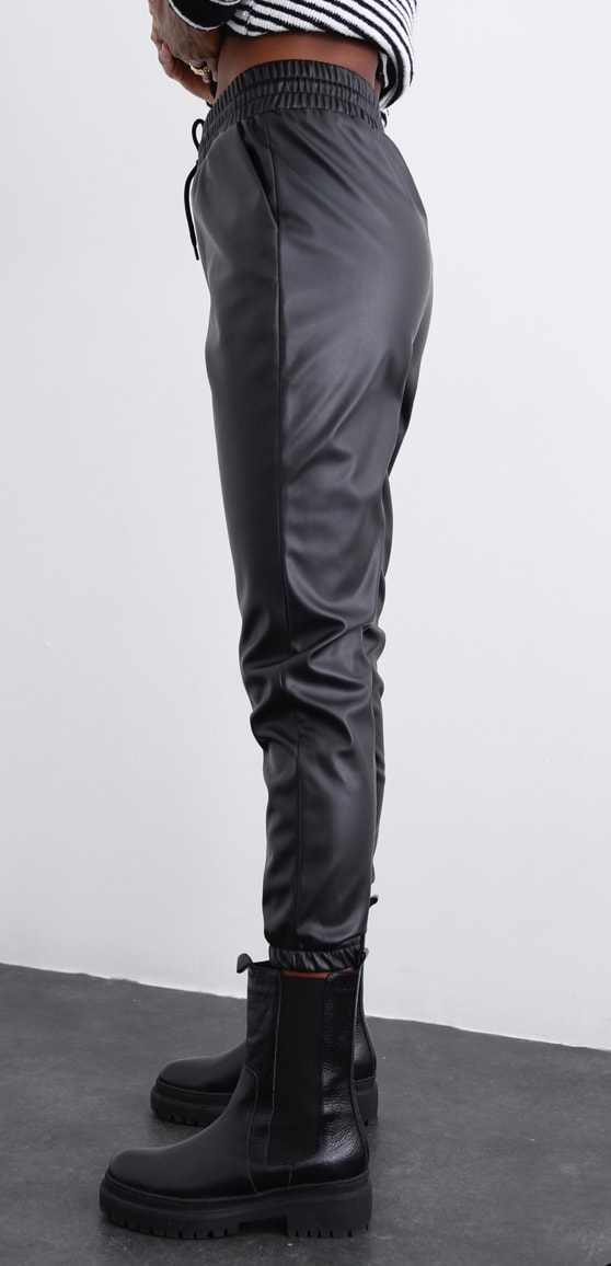 Deri Jogger Pantolon
