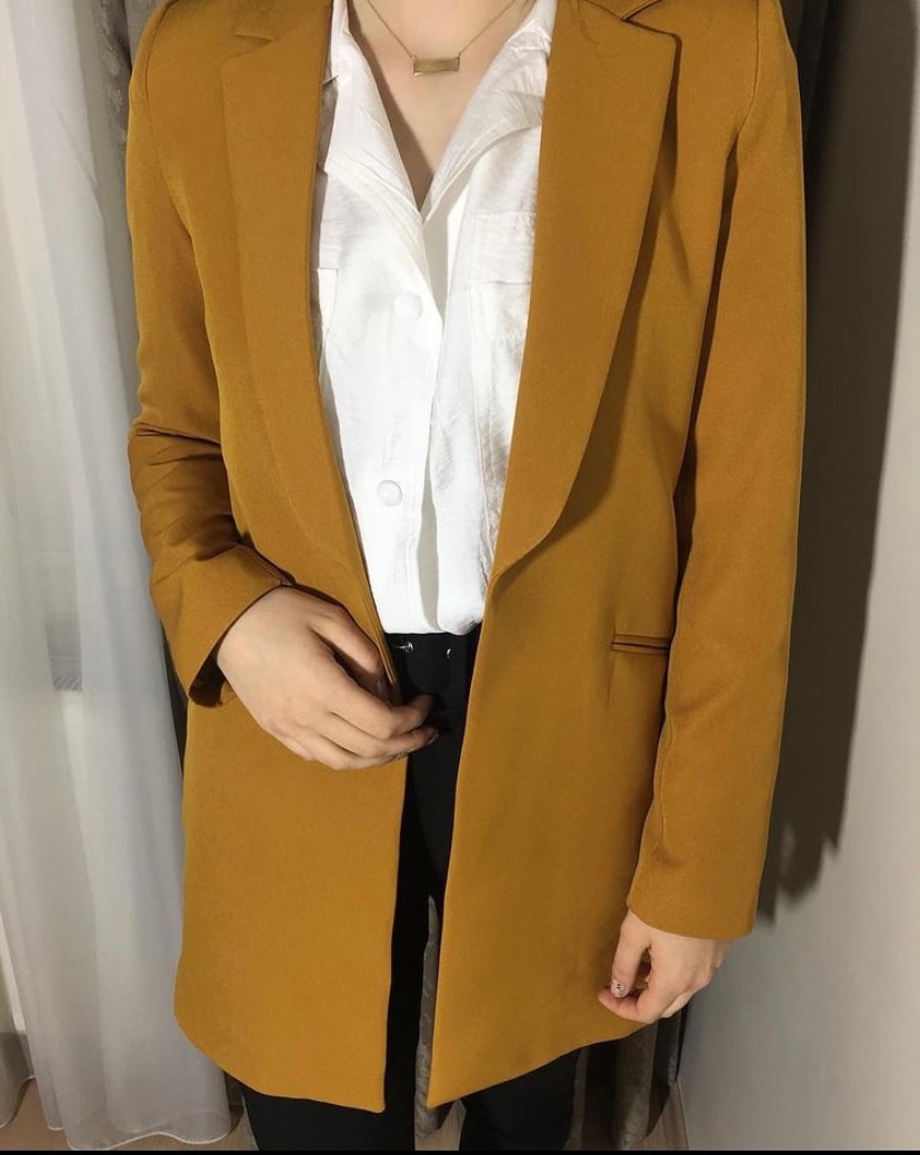 Hardal Blazer Ceket