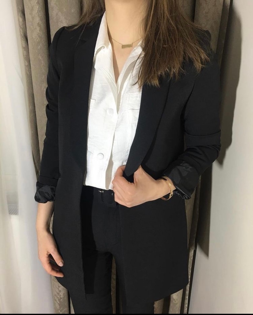 Siyah Blazer Ceket 