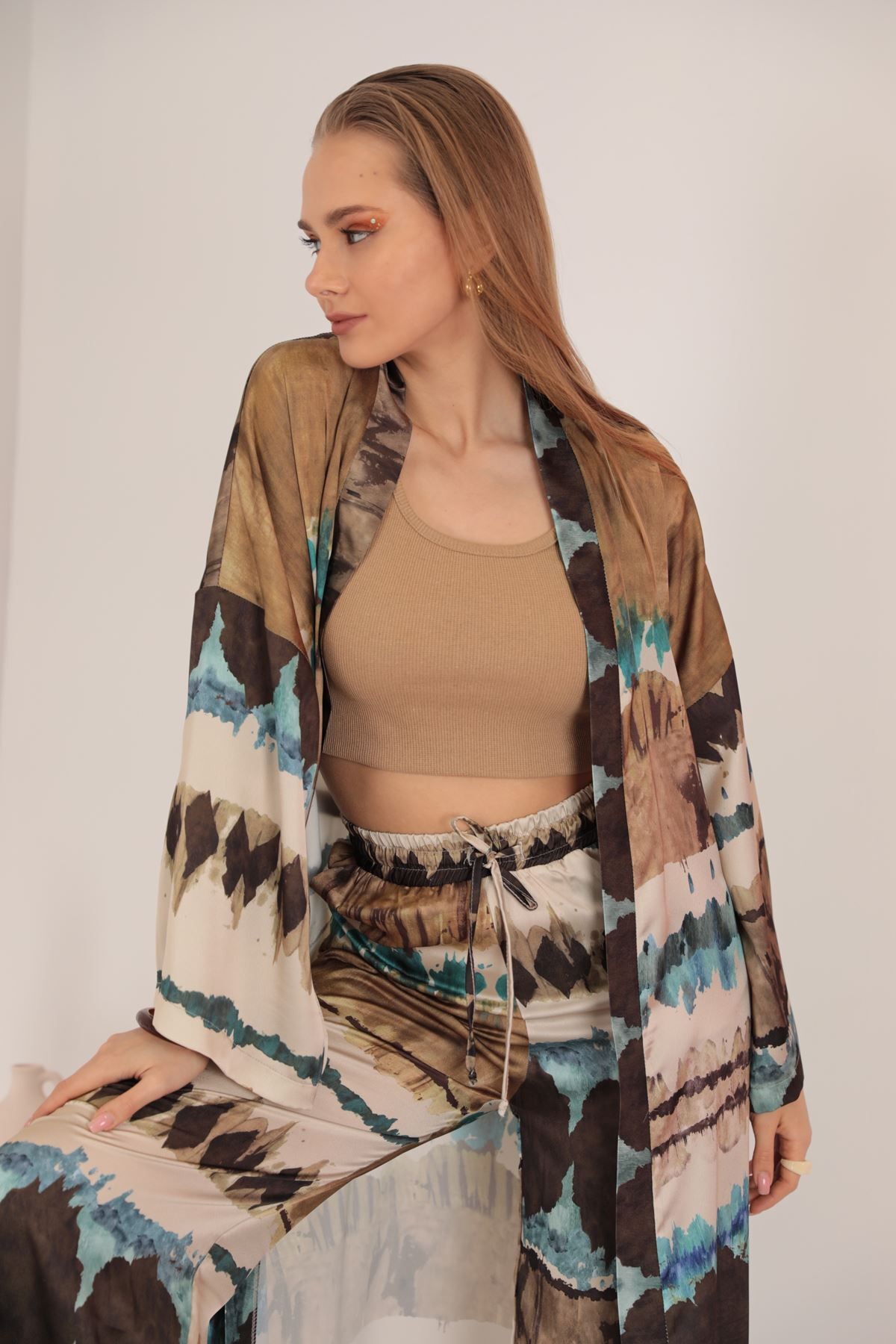 Trend Modern Kimono Üst