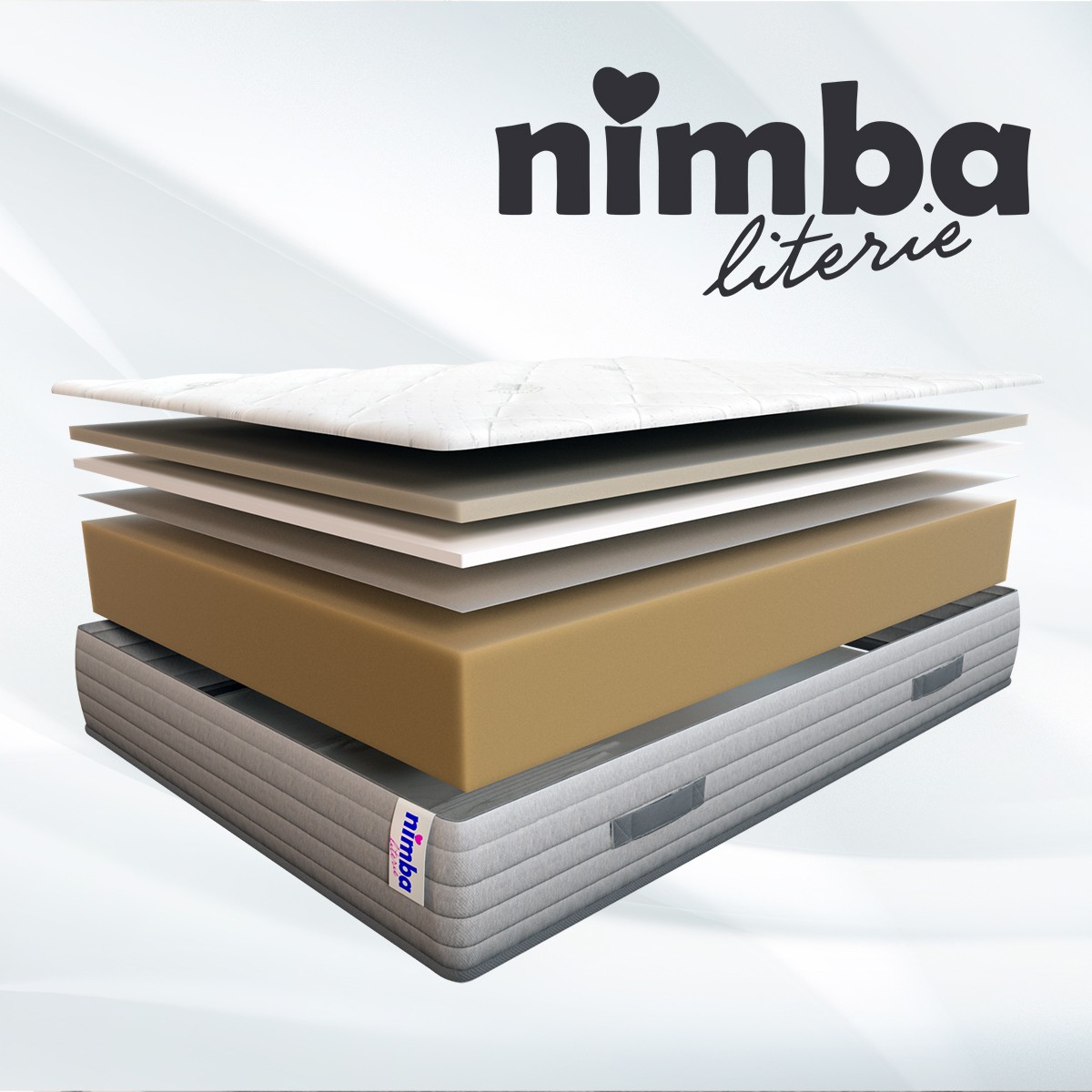 NIMBA LITERIE Dry&Soft Matelas en Mousse