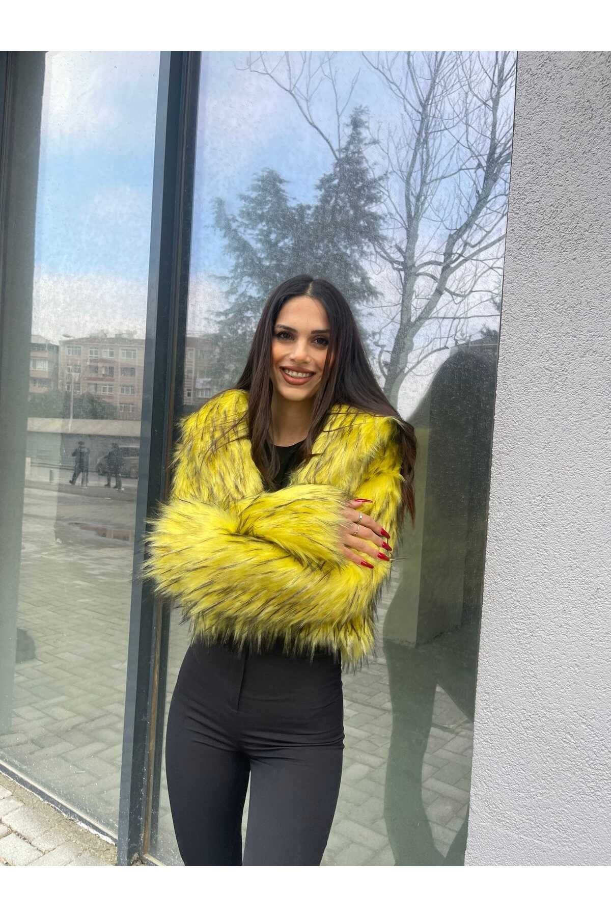 Racun Şal Yaka Kürk