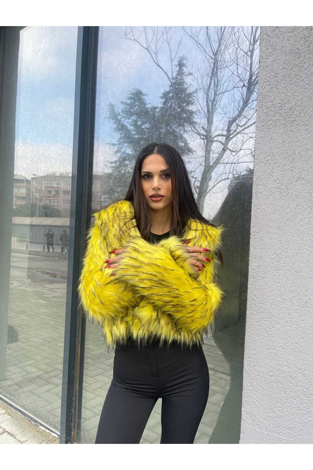 Racun Şal Yaka Kürk
