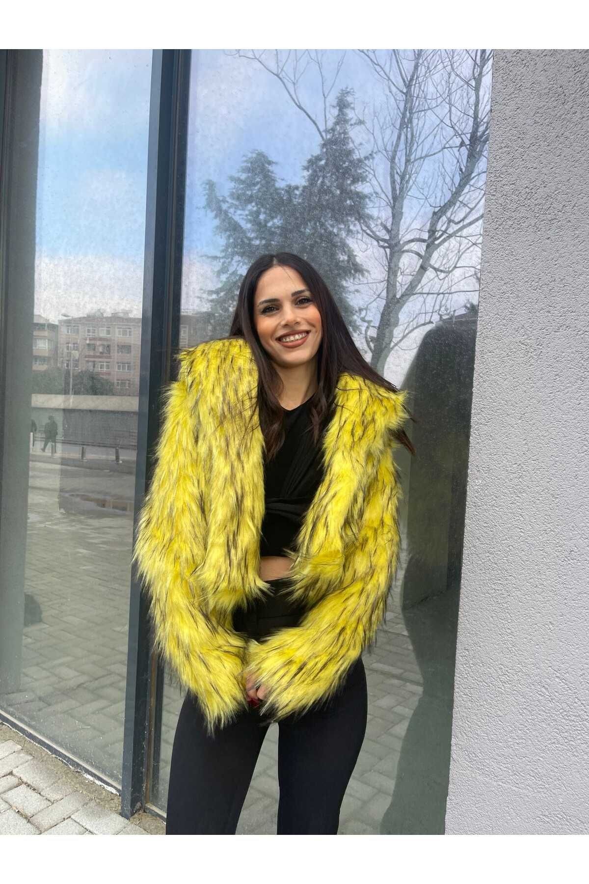 Racun Şal Yaka Kürk