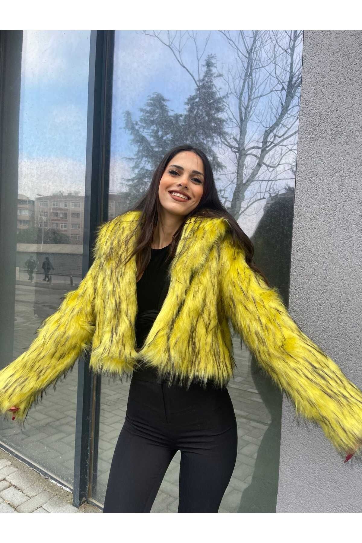 Racun Şal Yaka Kürk