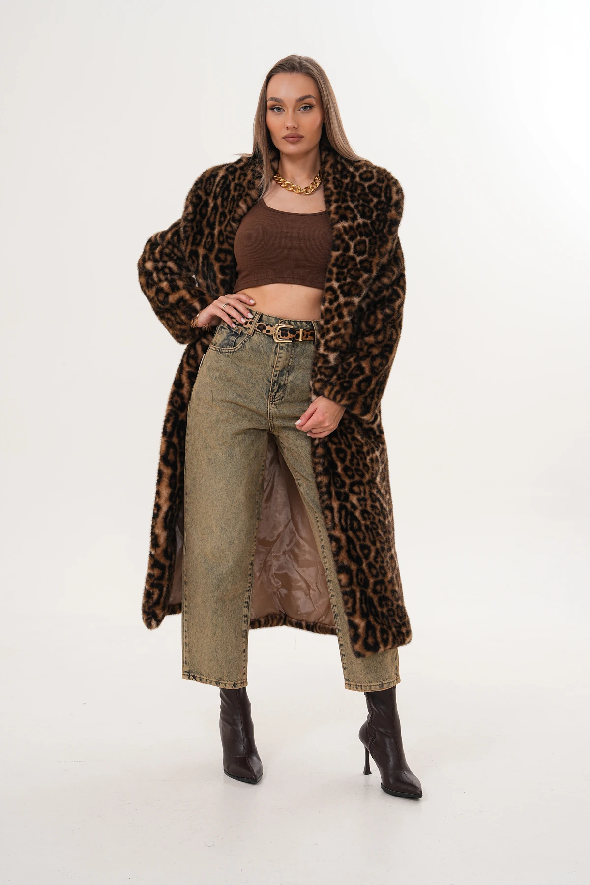 Tam Boy Vizon Leopar Kaban