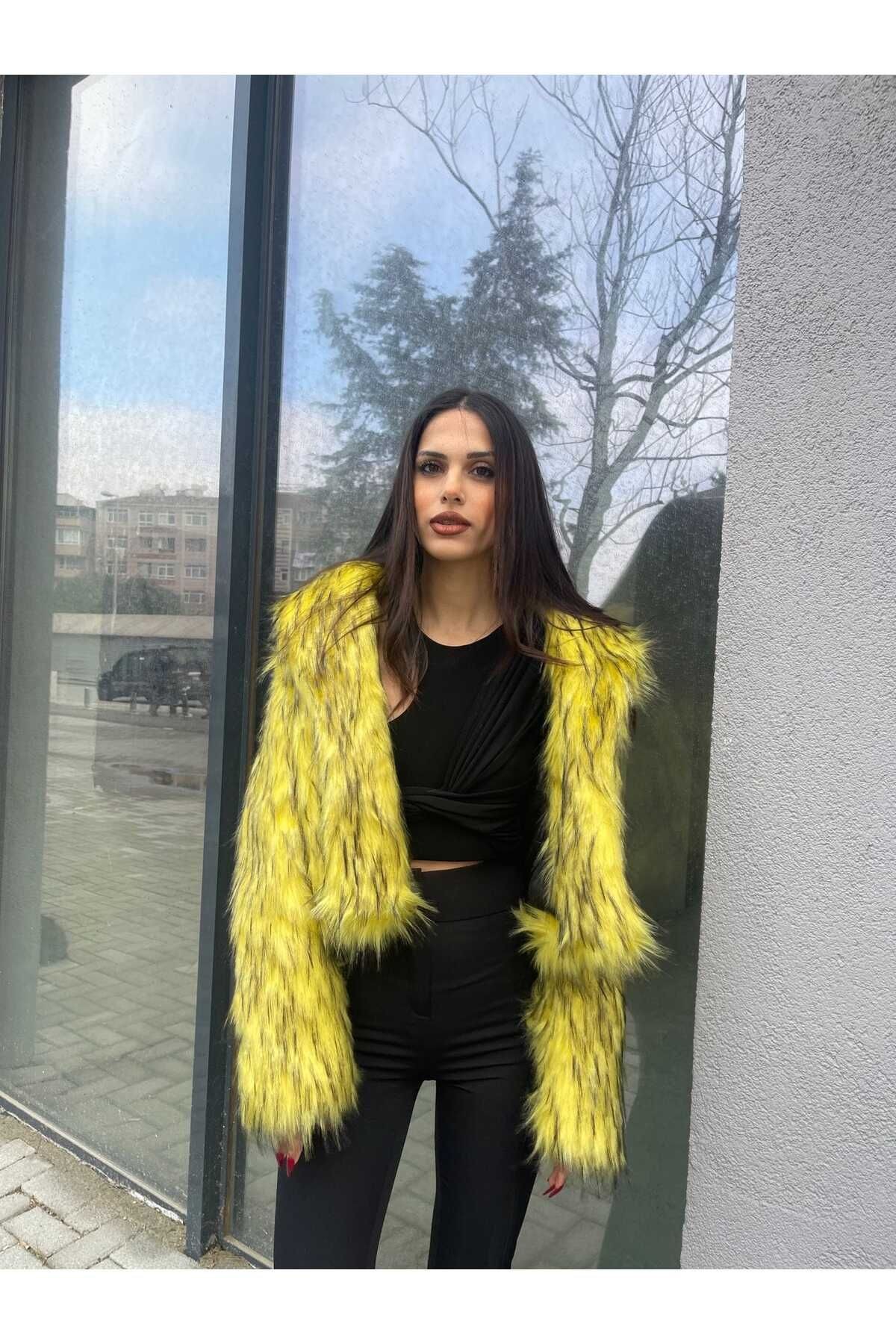 Racun Şal Yaka Kürk