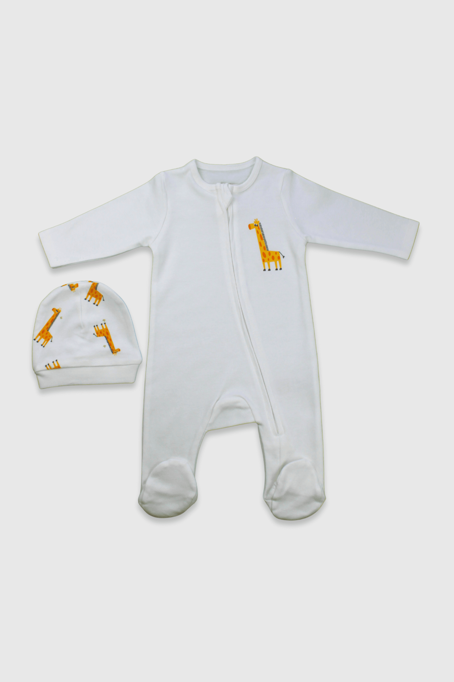 Zürafa Desenli Patikli Tulum 2'li Set