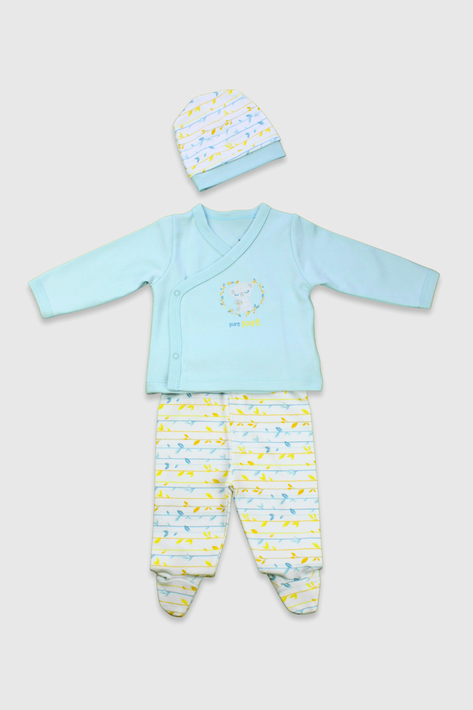 Unisex 3'lü Koala Desenli Set