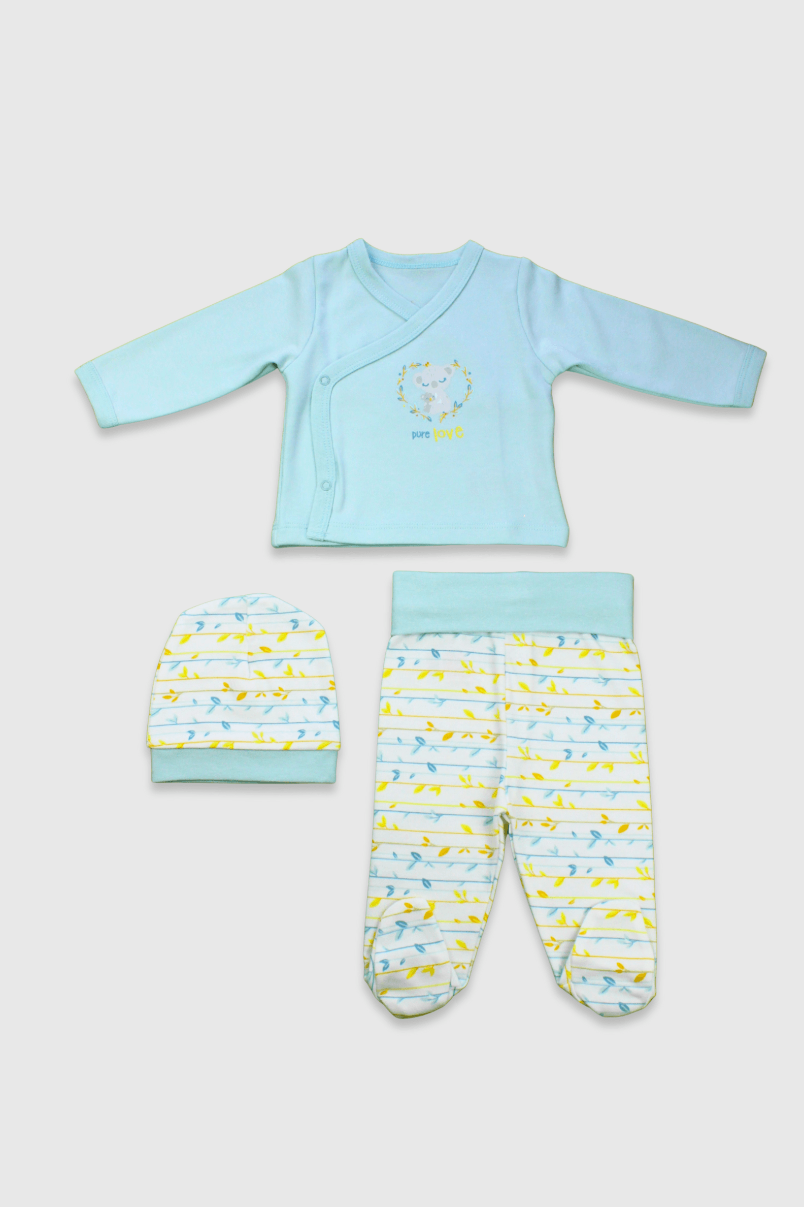 Unisex 3'lü Koala Desenli Set