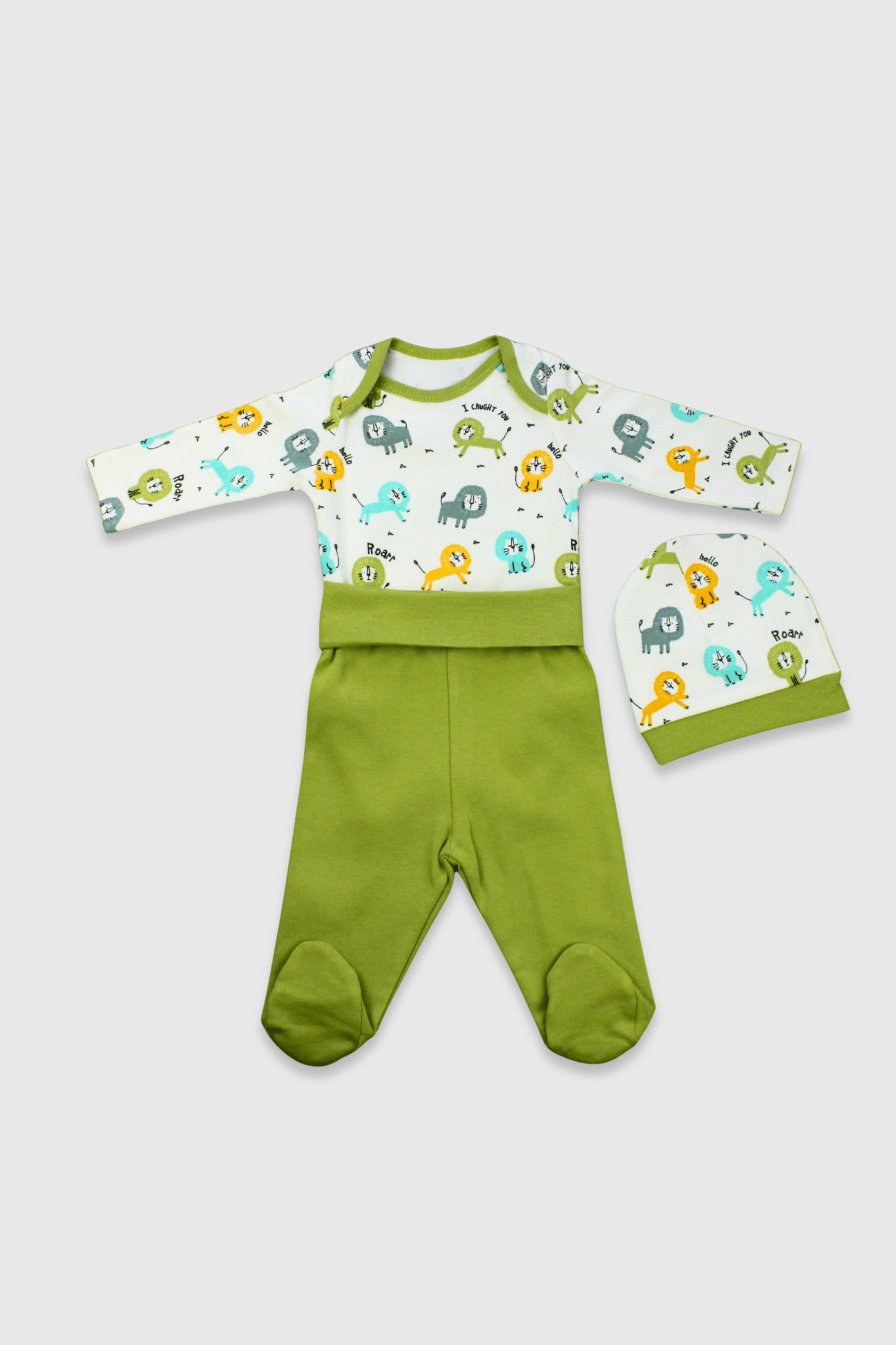 Aslan Desenli 3'lü Set