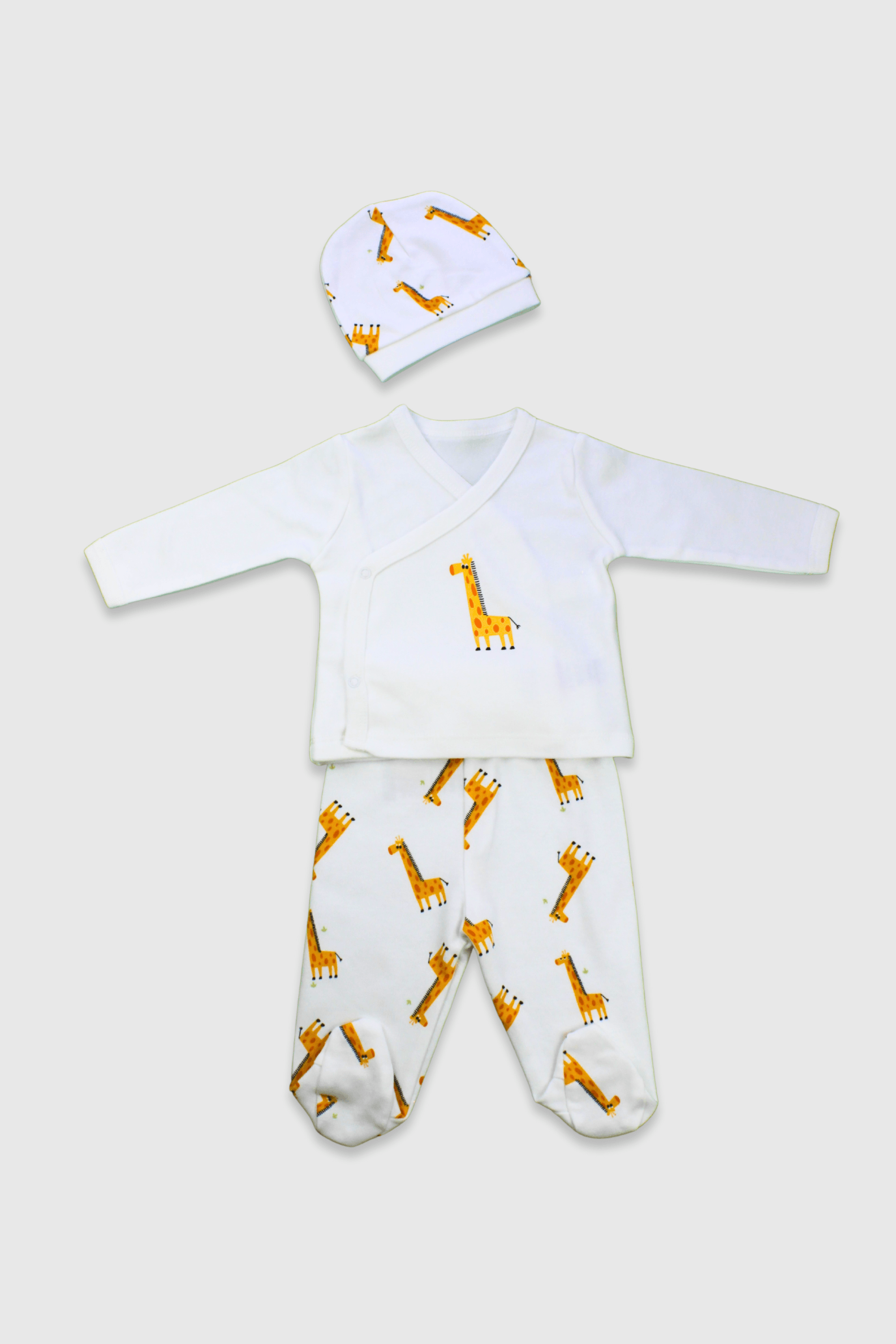 Zürafa Desenli 3'lü Set