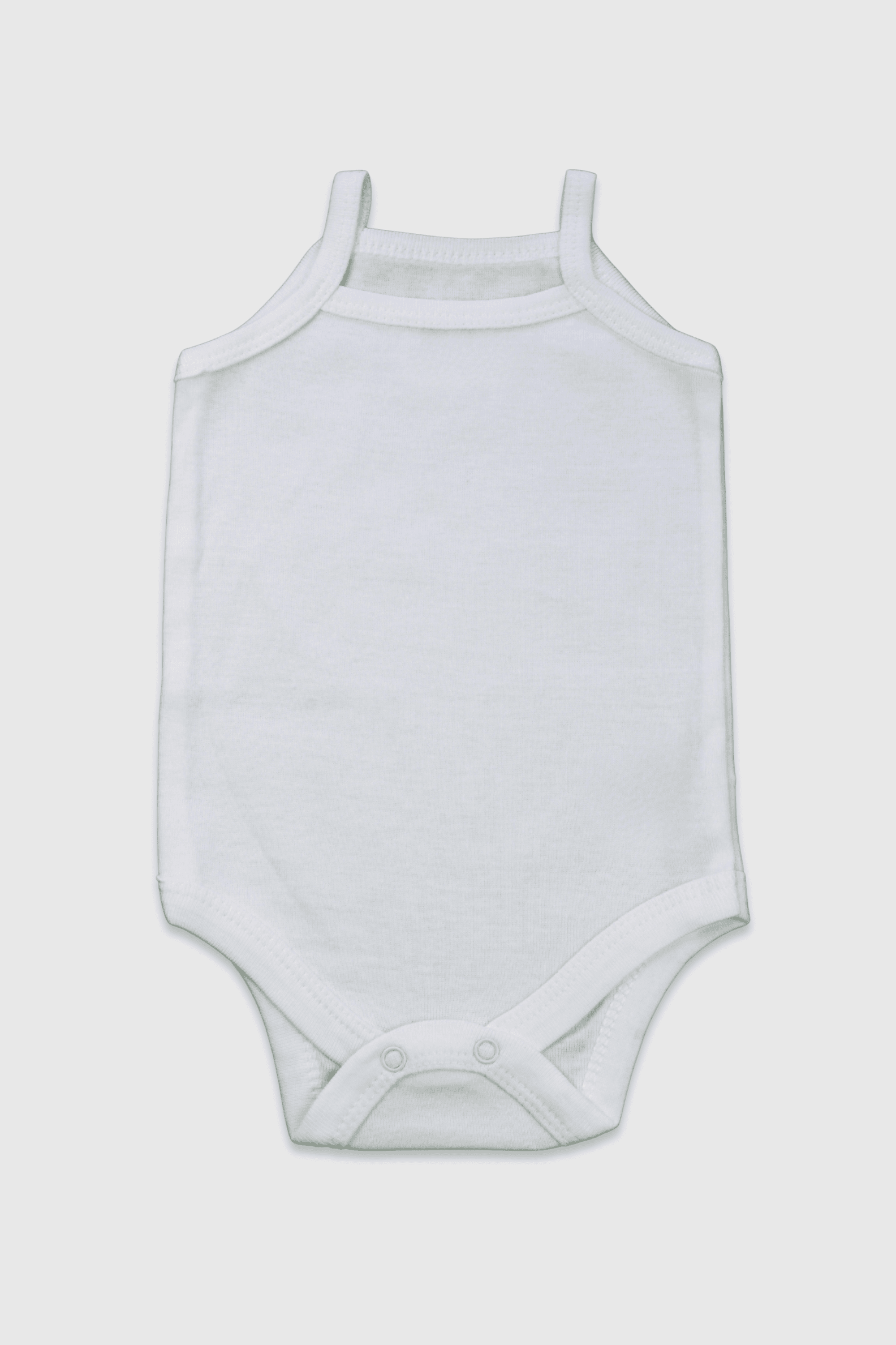 Düz İp Askılı Çıtçıtlı Kız Bebek Zıbın (Body)