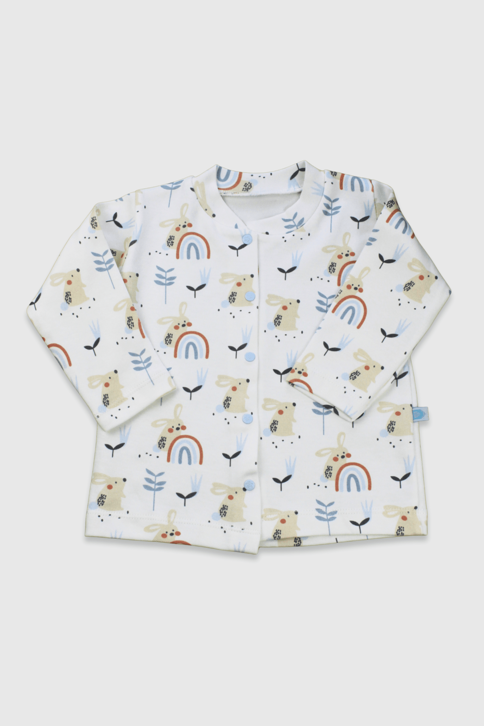 Gökkuşağı Desenli Unisex Pijama Takımı