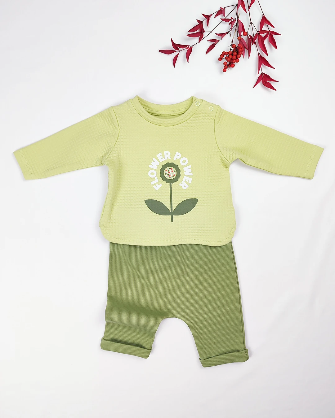 Flower Power Kız Bebek Takım