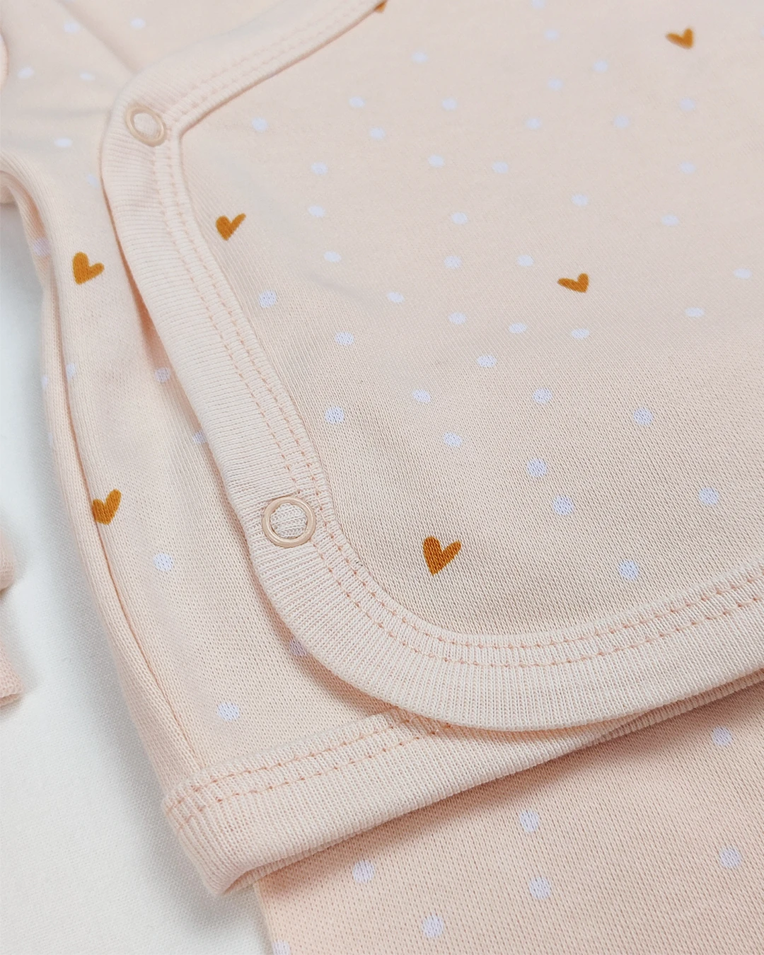 Yenidoğan Kalp Desenli 5'li Set