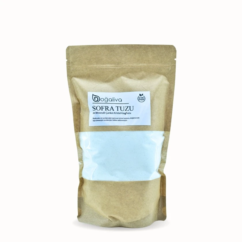 Kristal Kaya Tuzu 1KG (Sofralık İnce)