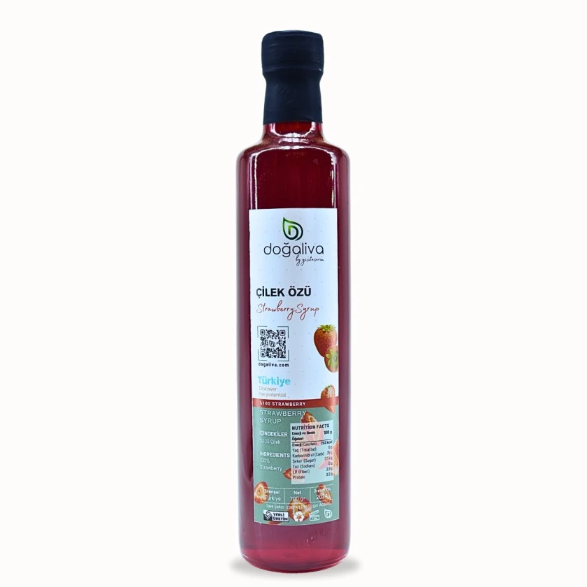 Çilek Özü 700gr Cam Şişe