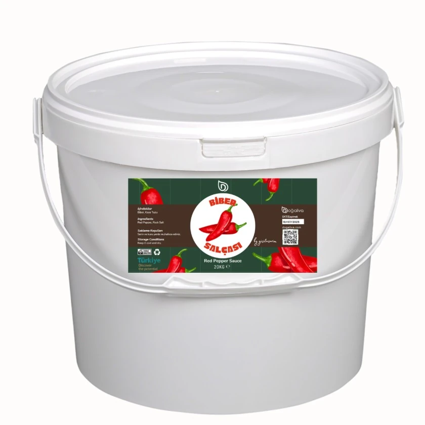 Tatlı Biber Salçası (Güneşte Kurutulmuş) 20kg